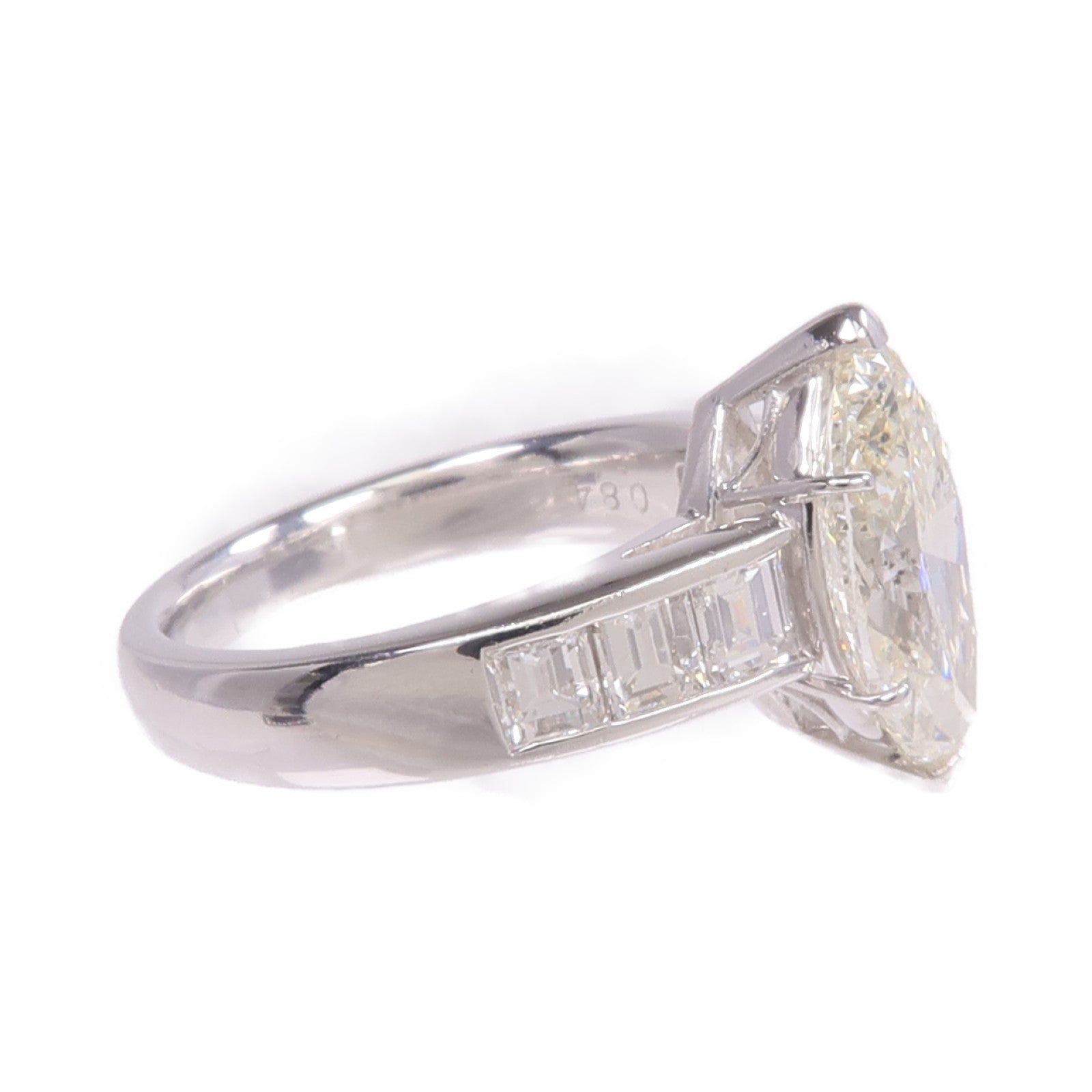 JEWELRY PT900鉑金Diamond Ring鑽石戒指US#5.25