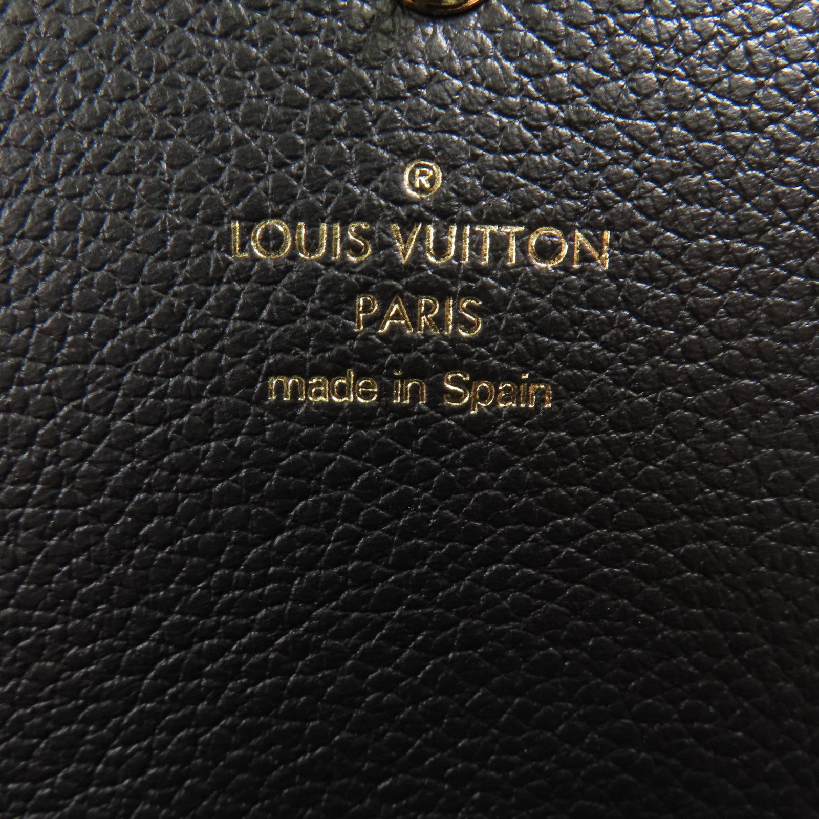 LOUIS VUITTON Monogram Empreinte Sarah Long Wallet金扣長錢包