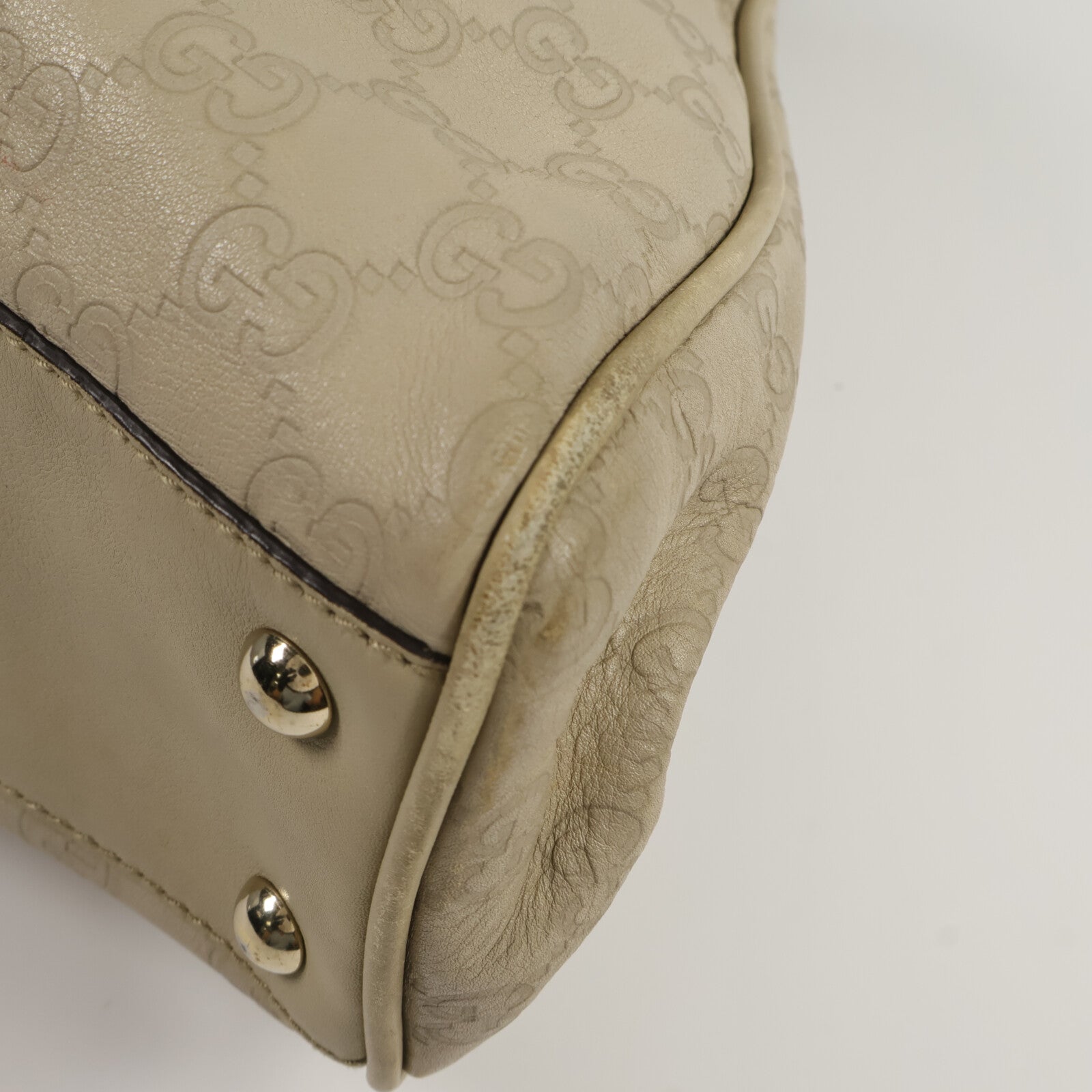 GUCCI 牛皮皮革Guccissima Braided Peggy Tote肩背袋