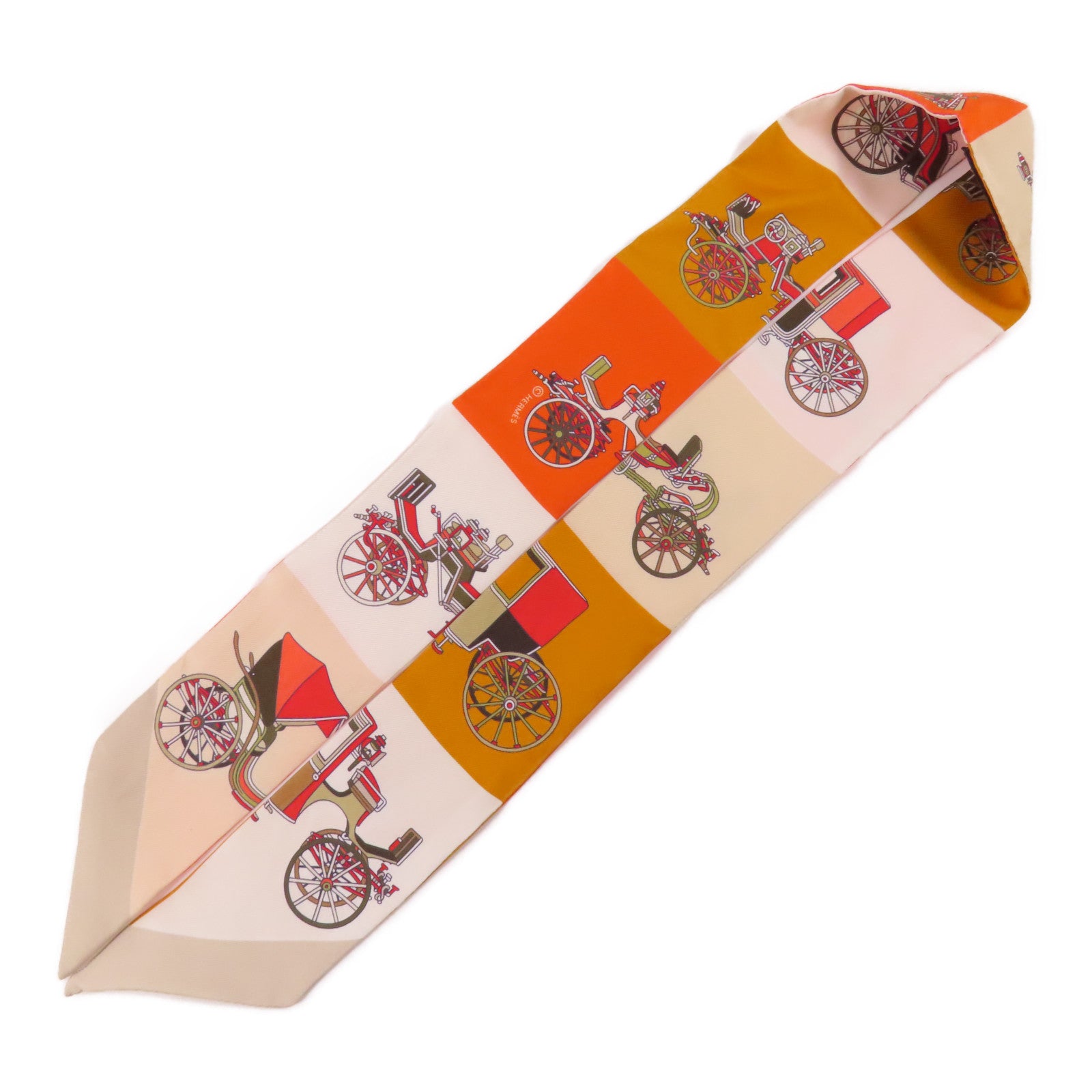 HERMES 絲質Twilly絲巾