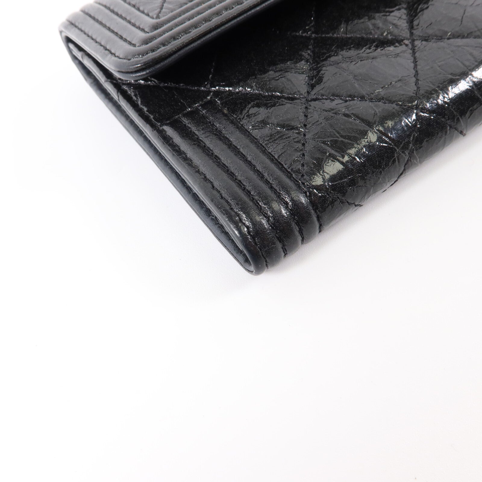 CHANEL 牛皮皮革Boy Chanel Small Flap Wallet錢包