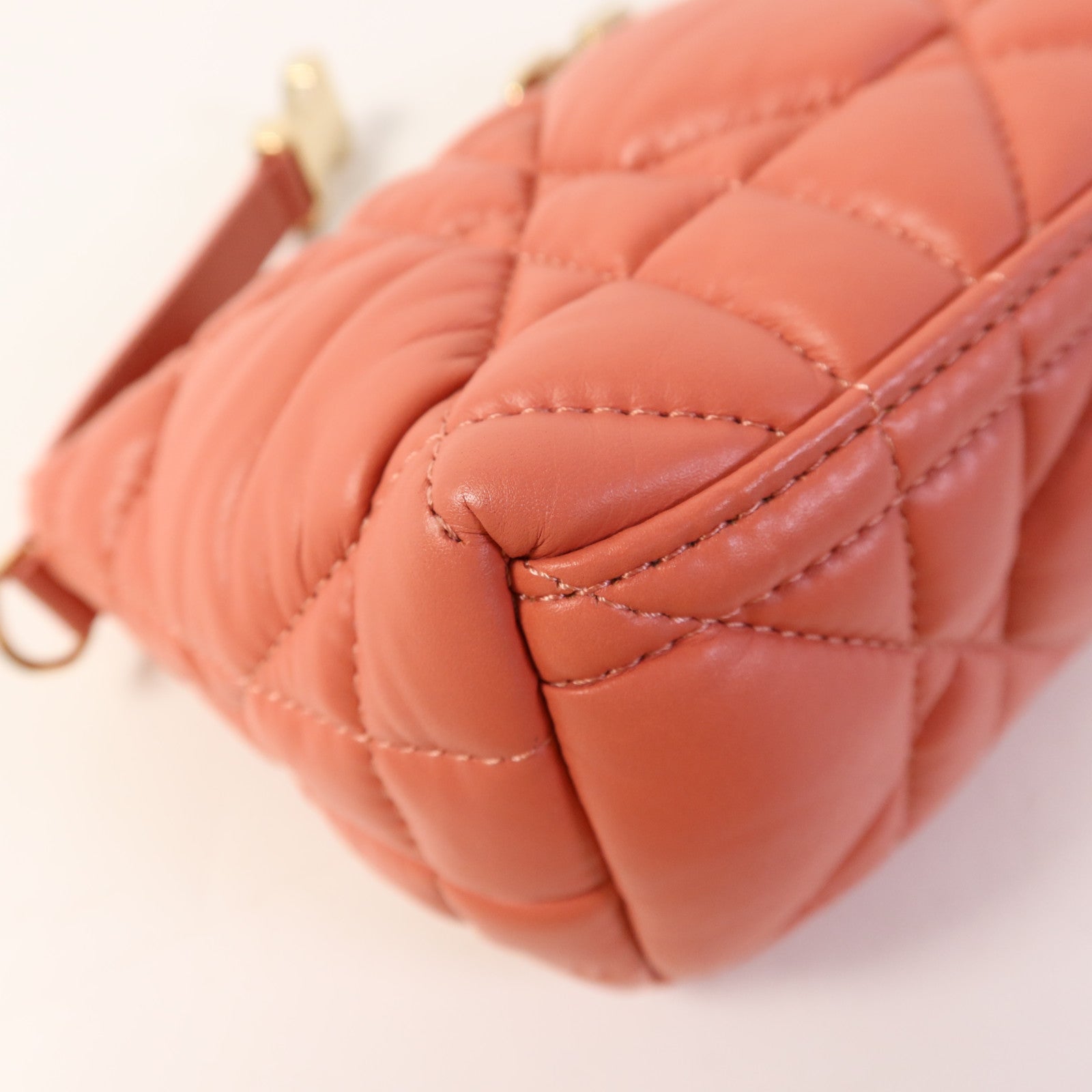 Dior 羊皮皮革Travel Nomad Pouch Small金扣手挽袋