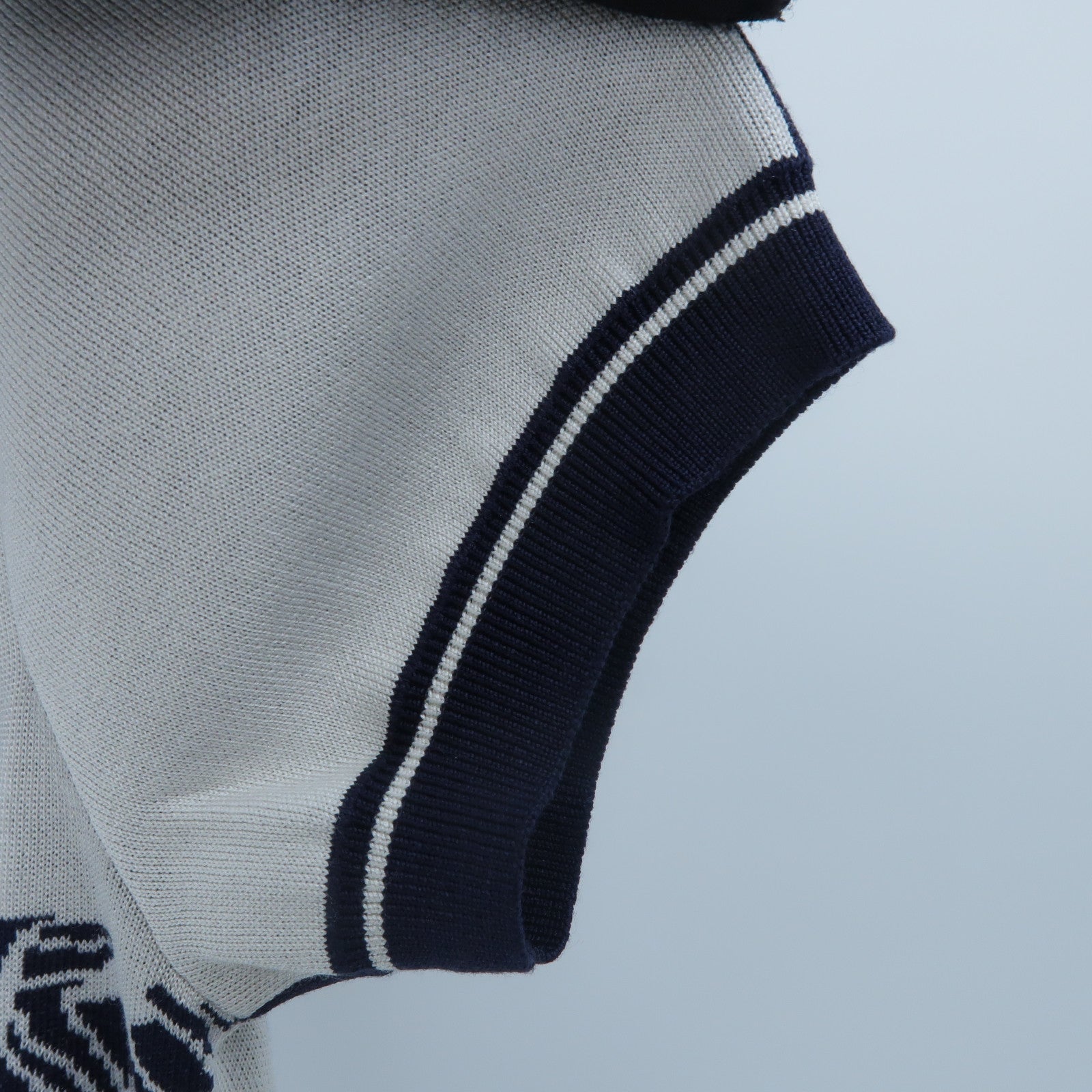 HERMES Silk/Polyamide En Desordre Finesse Short Knitwear針織