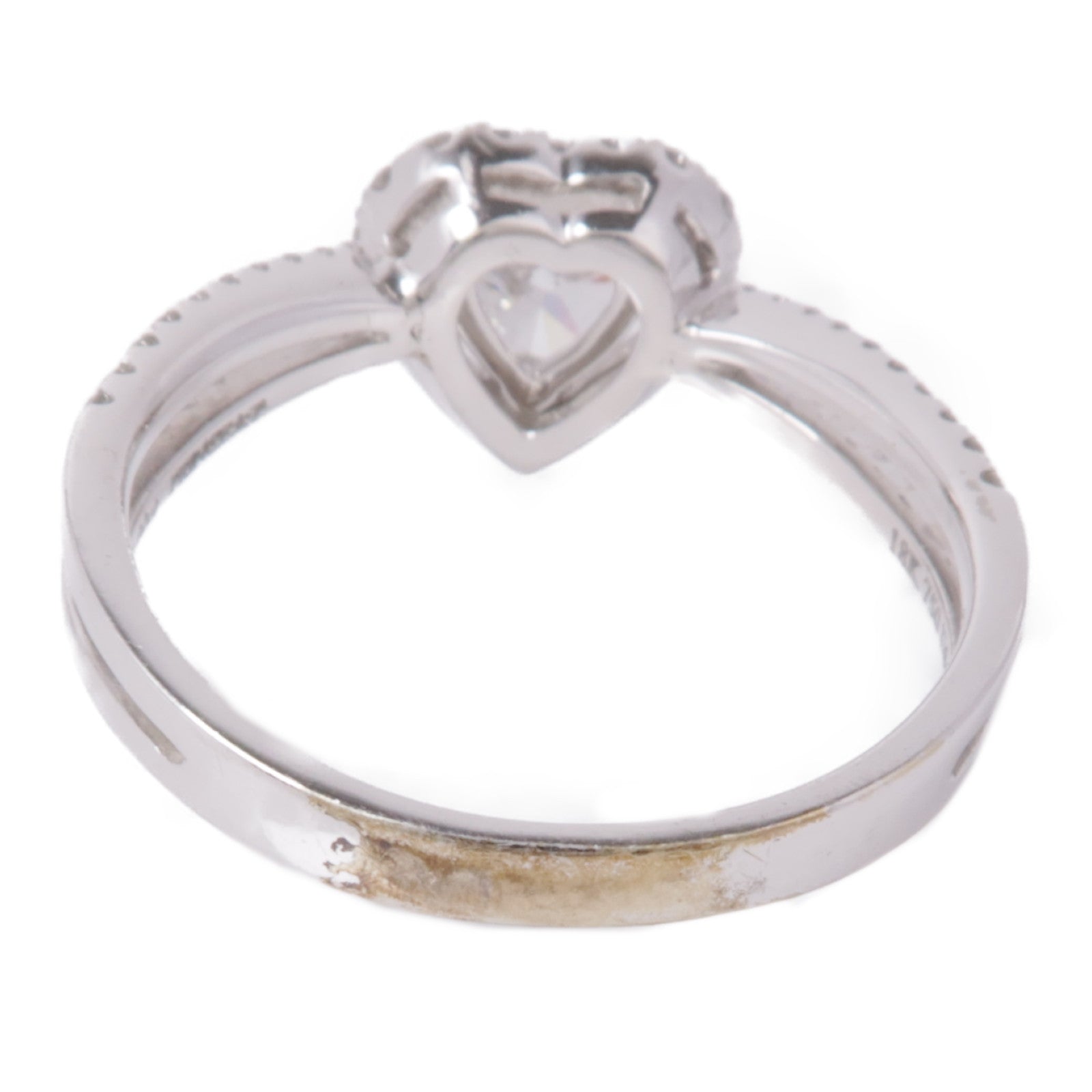 JEWELRY 【激減優惠】18K白金Diamond Ring鑽石戒指US#9.75