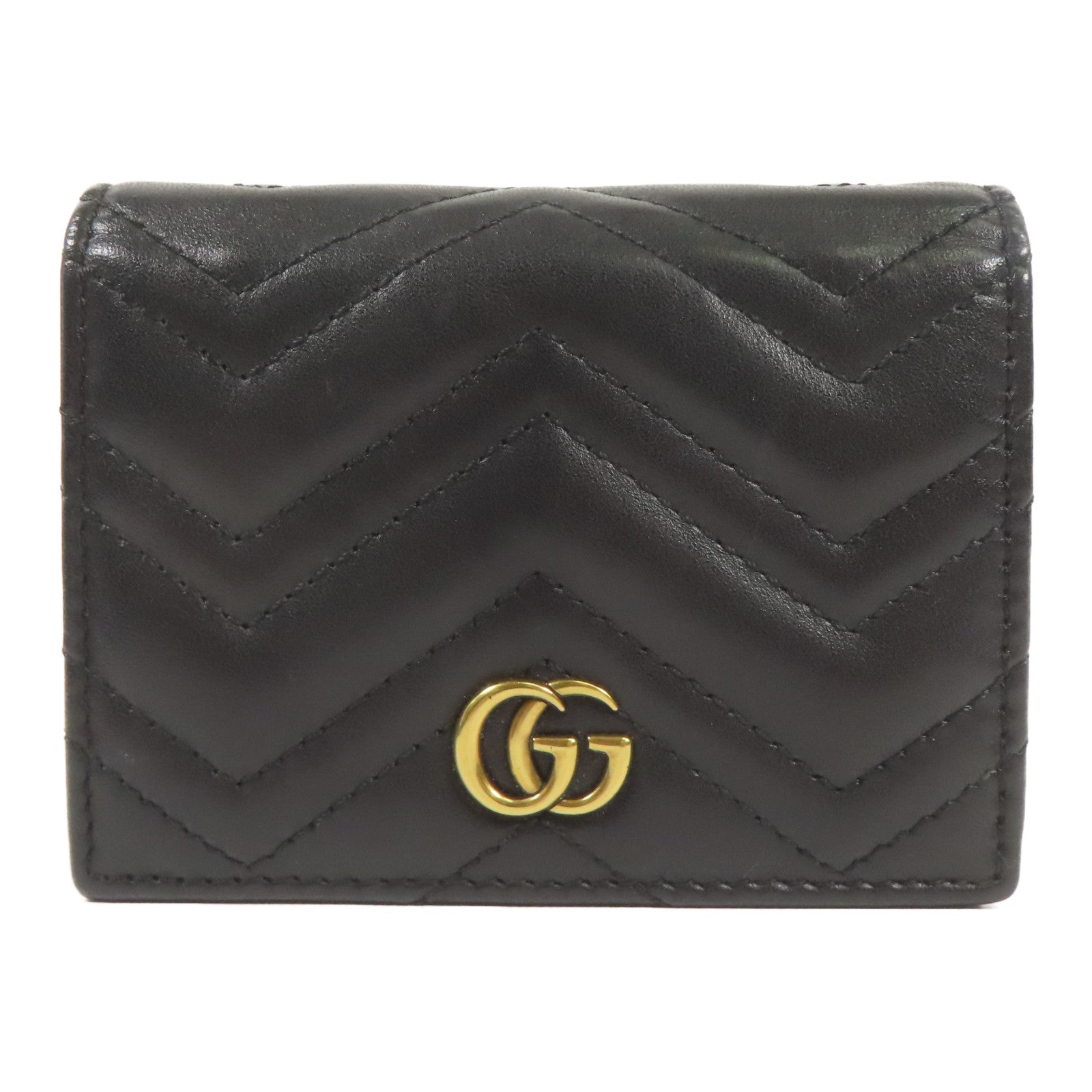 GUCCI 牛皮皮革Wallet金扣錢包