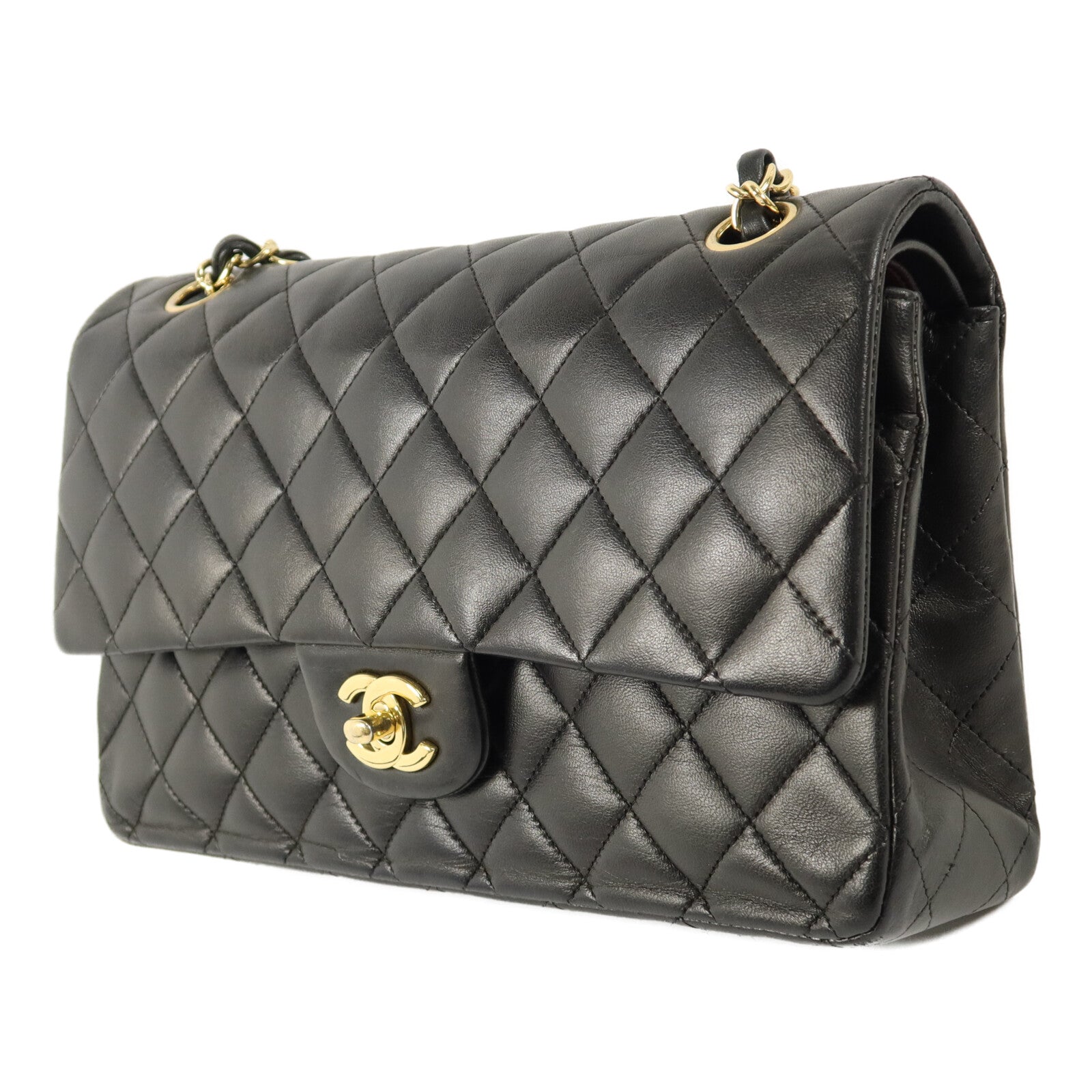 CHANEL 羊皮皮革Classic 25鏈帶肩背袋