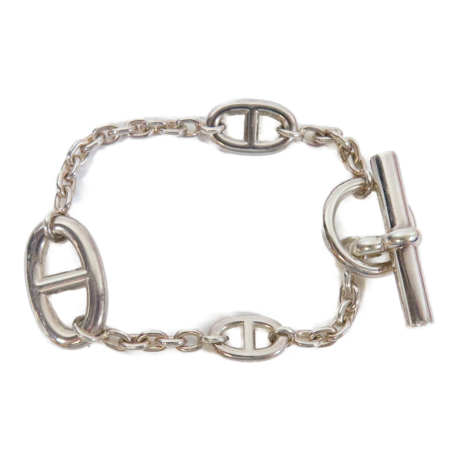 HERMES 925純銀Farandole Bracelet手鏈銀色