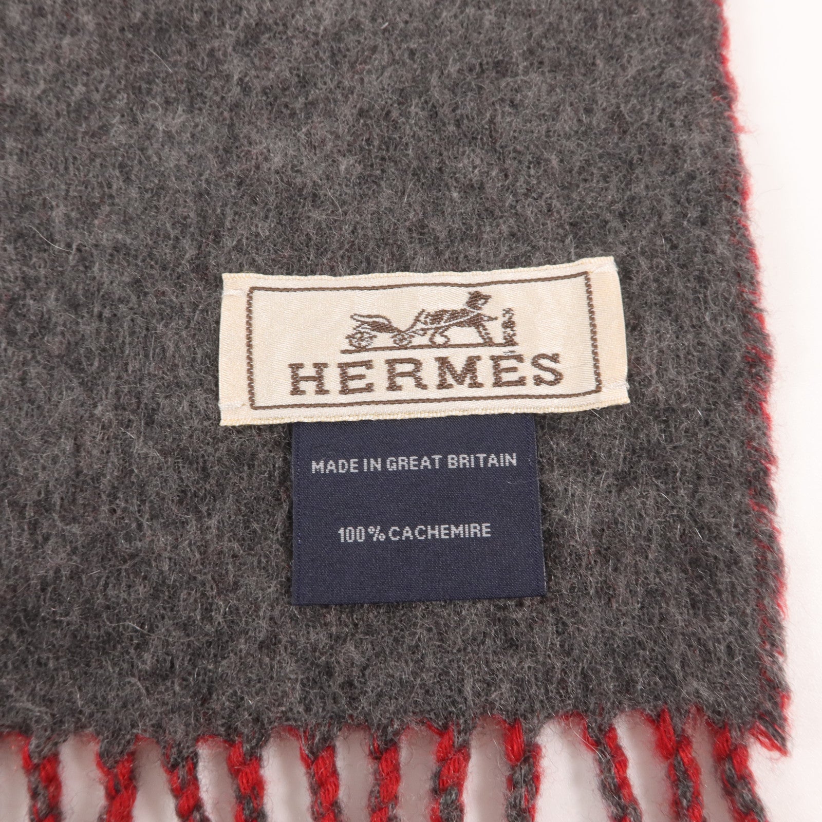 HERMES 羊毛Scarf 38X160cm頸巾