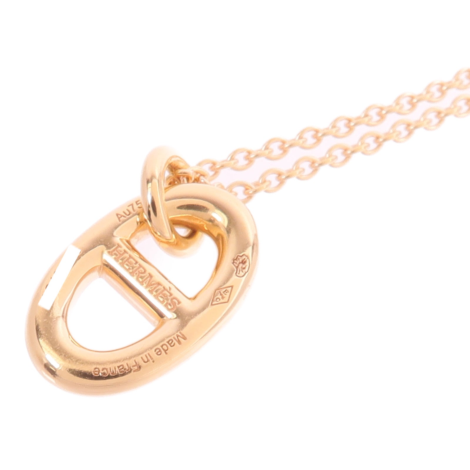 HERMES 18K玫瑰金Farandole Pendant項鍊