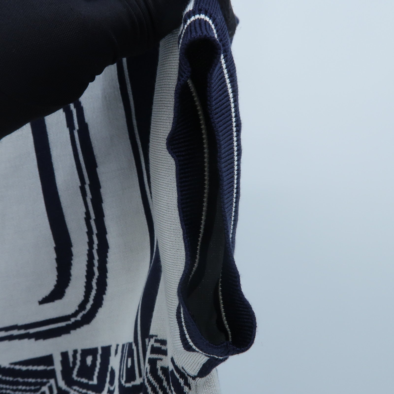 HERMES Silk/Polyamide En Desordre Finesse Short Knitwear針織