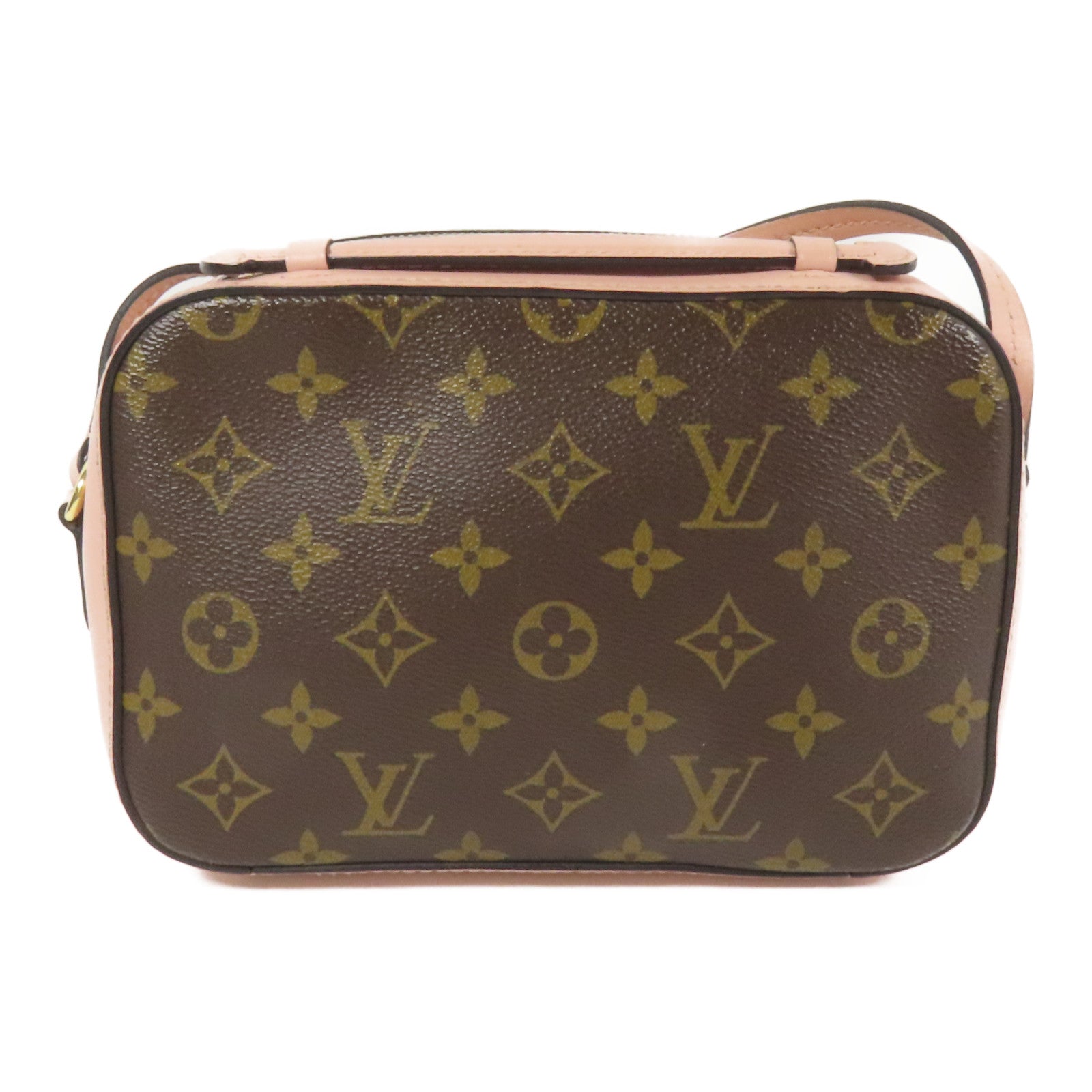 LOUIS VUITTON Monogram Saintonge金扣手挽肩背兩用袋
