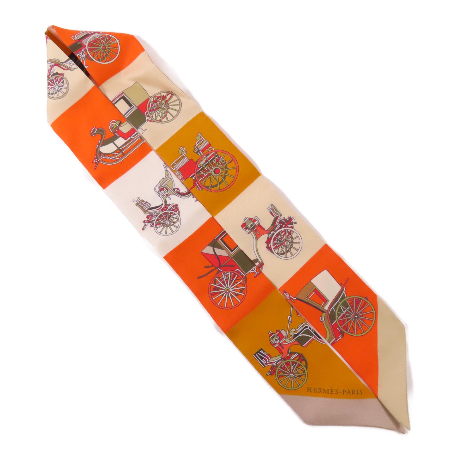 HERMES 絲質Twilly絲巾
