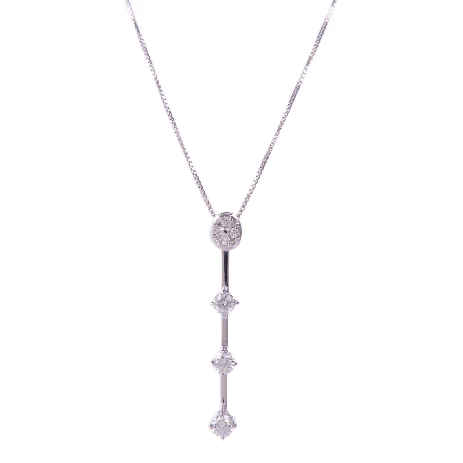 JEWELRY 18K白金Diamond Necklace鑽石項鍊
