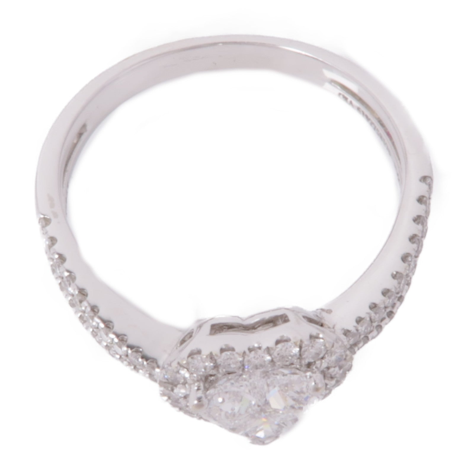 JEWELRY 【激減優惠】18K白金Diamond Ring鑽石戒指US#9.75