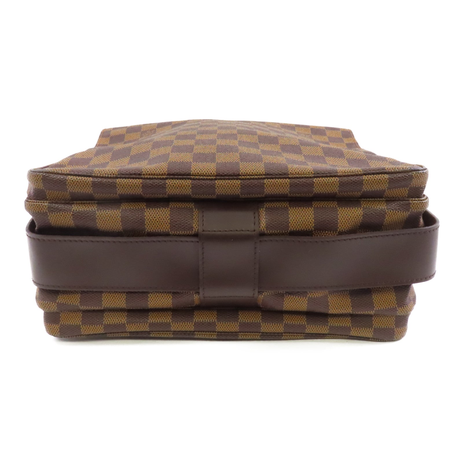 LOUIS VUITTON (PRICE DOWN) LV GHW Naviglio Messenger Shoulder Bag N45255 Damier Ebene Brown