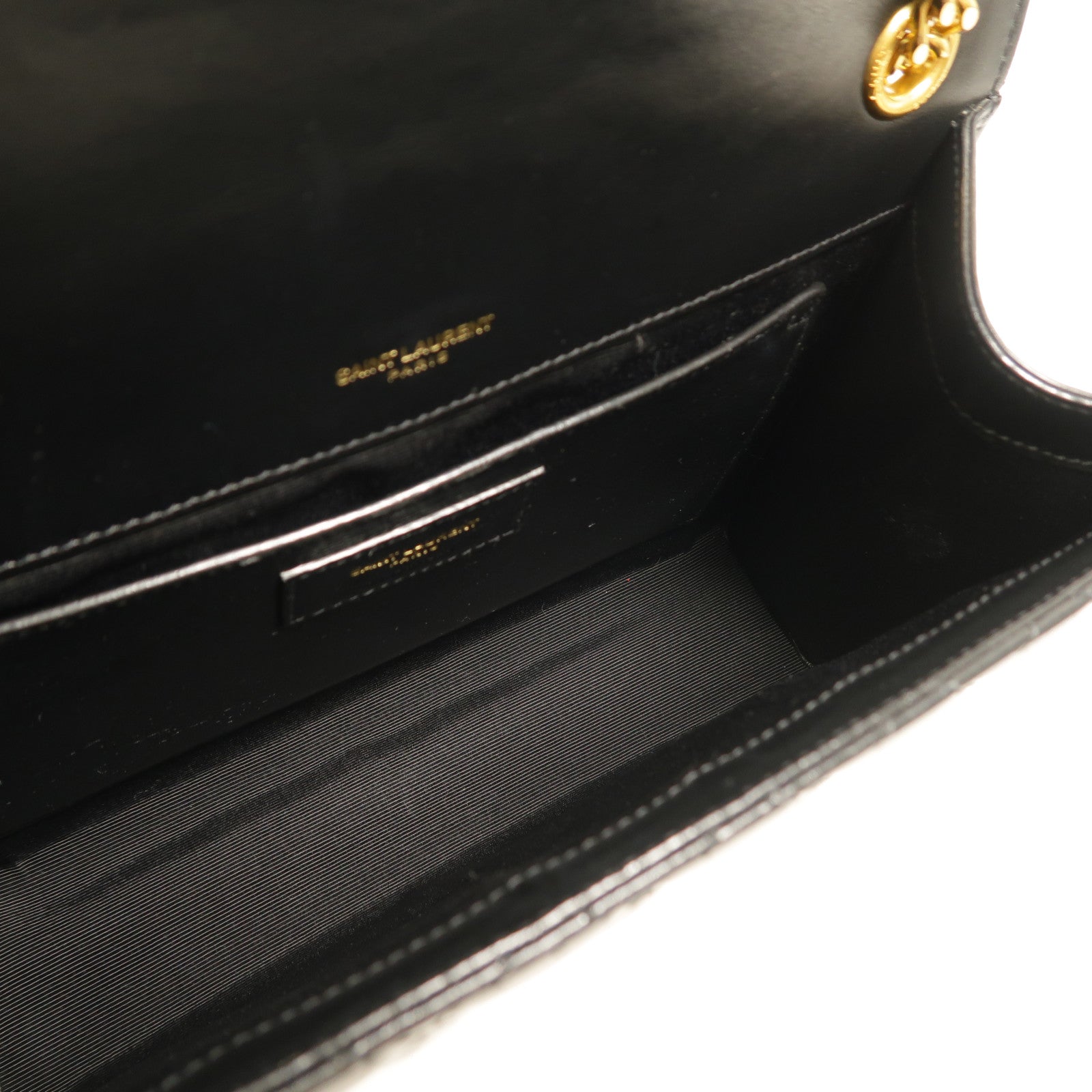 SAINT LAURENT 牛皮皮革Envelope Medium鏈帶肩背袋