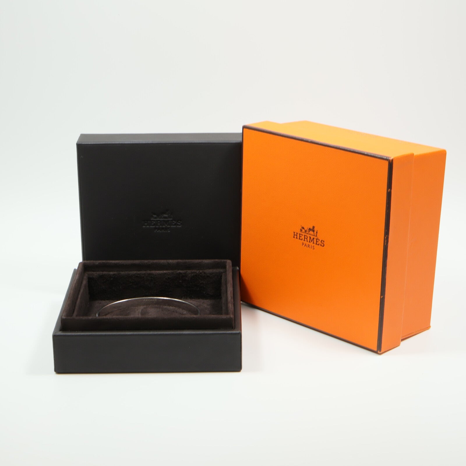 HERMES 18K白金Kelly Bracelet鑽石手鐲