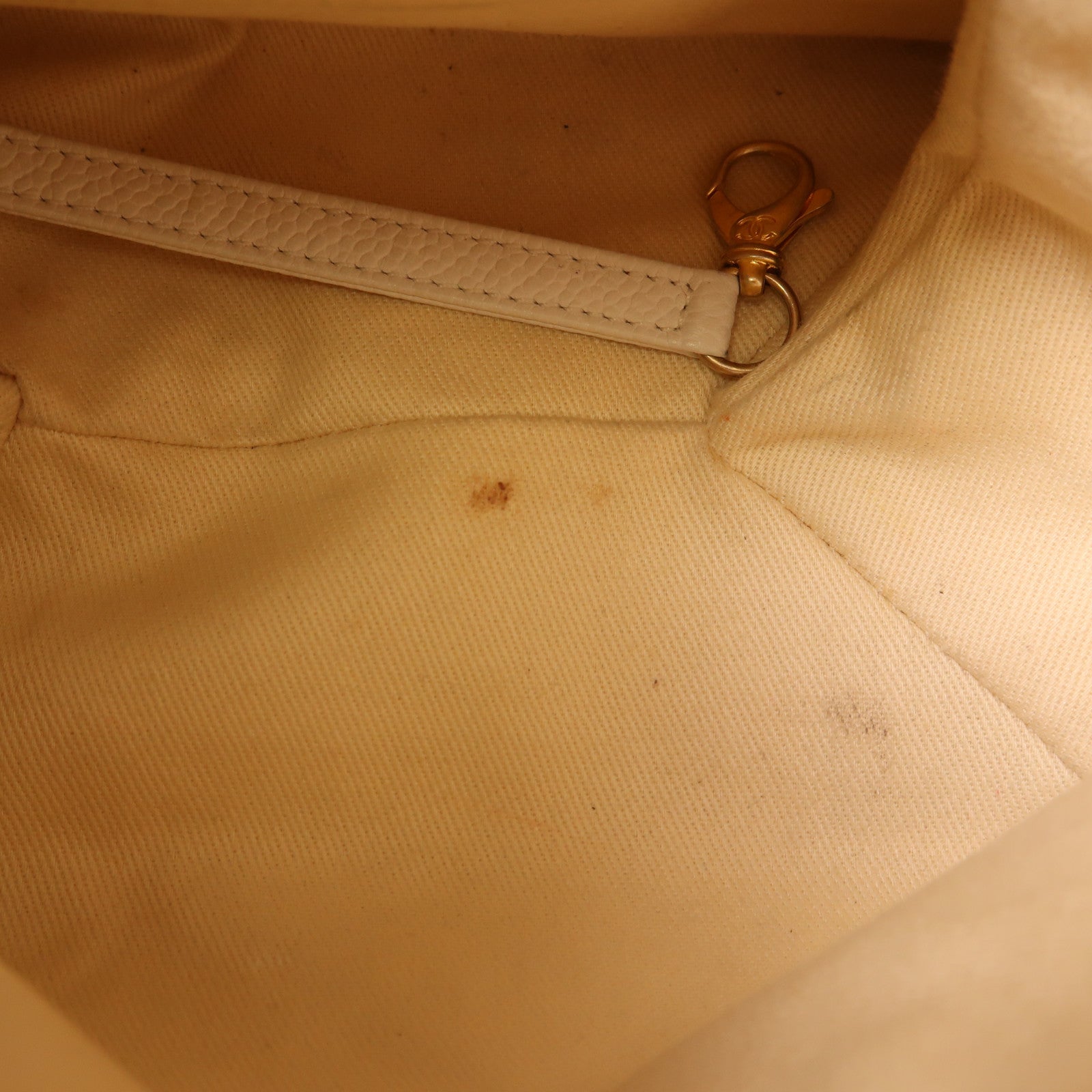 CHANEL 牛皮皮革2 Way Shoulder Bag金扣手挽肩背兩用袋