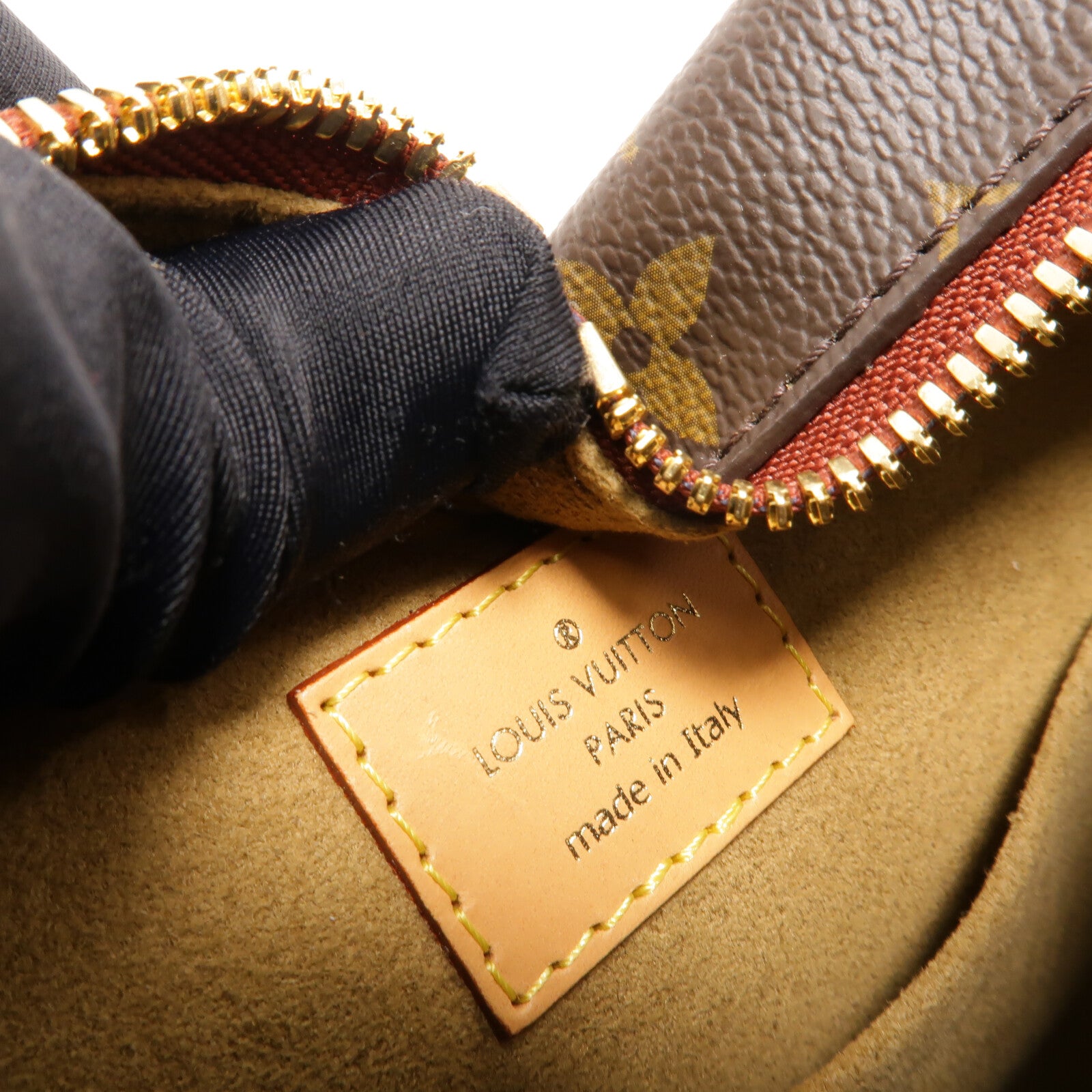 LOUIS VUITTON Monogram Game On Coeur金扣肩背袋棕色