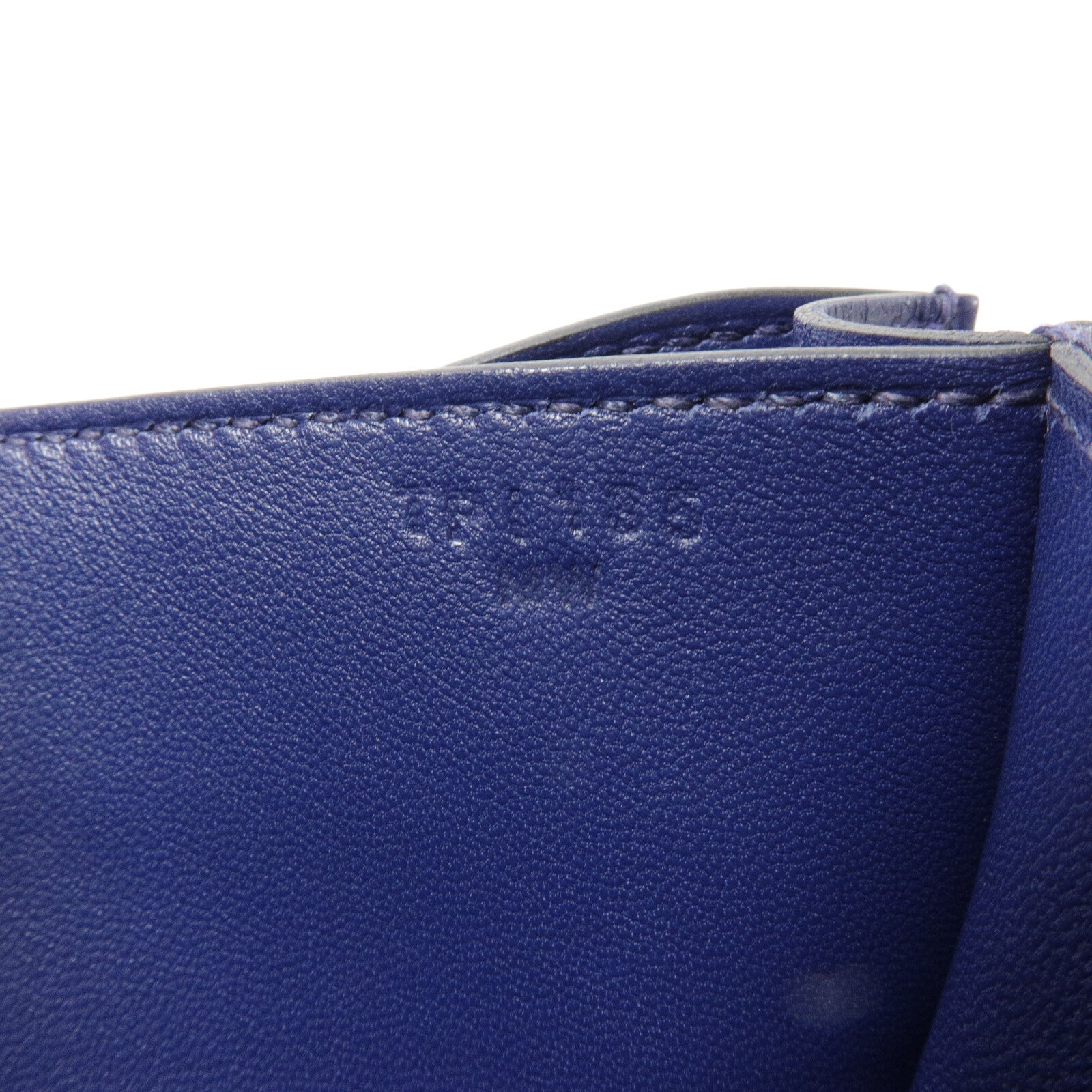HERMES Epsom皮革Constance Mini肩背袋Bleu Saphir
