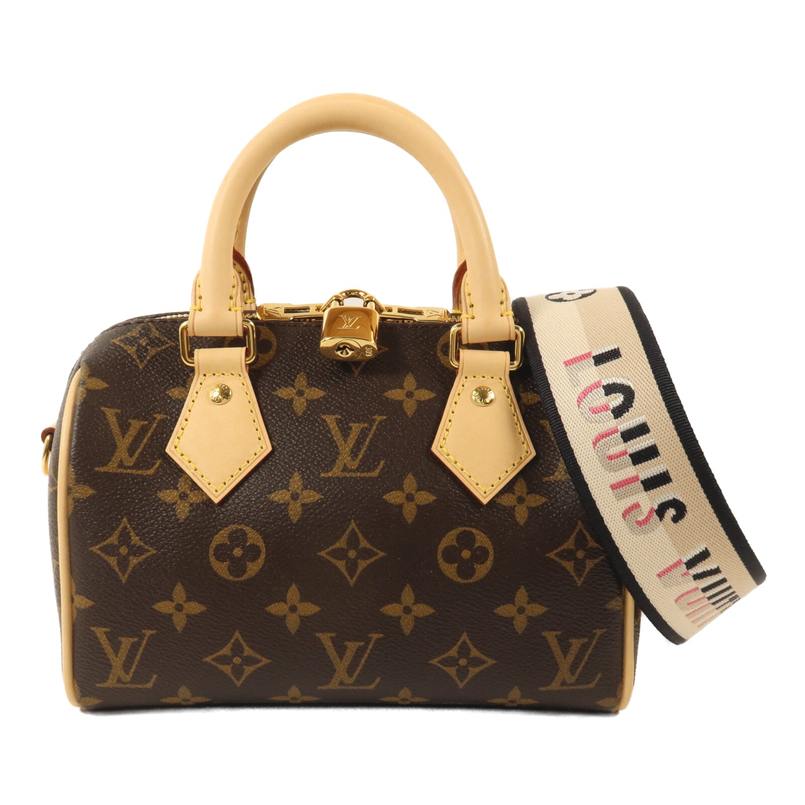 LOUIS VUITTON Monogram Speedy Bandouliere 20手挽肩背兩用袋