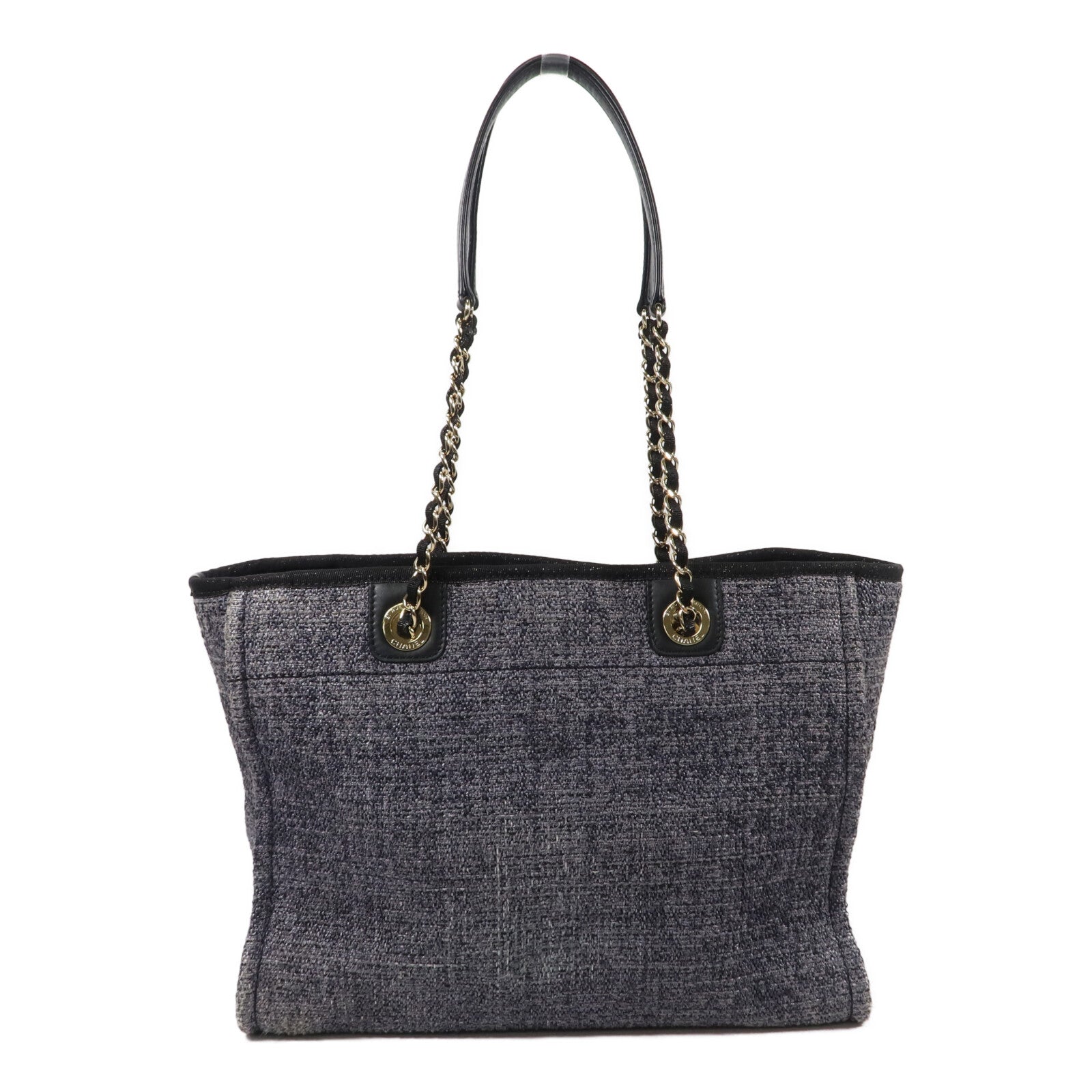 CHANEL 帆布Deauville Tote Bag手挽袋