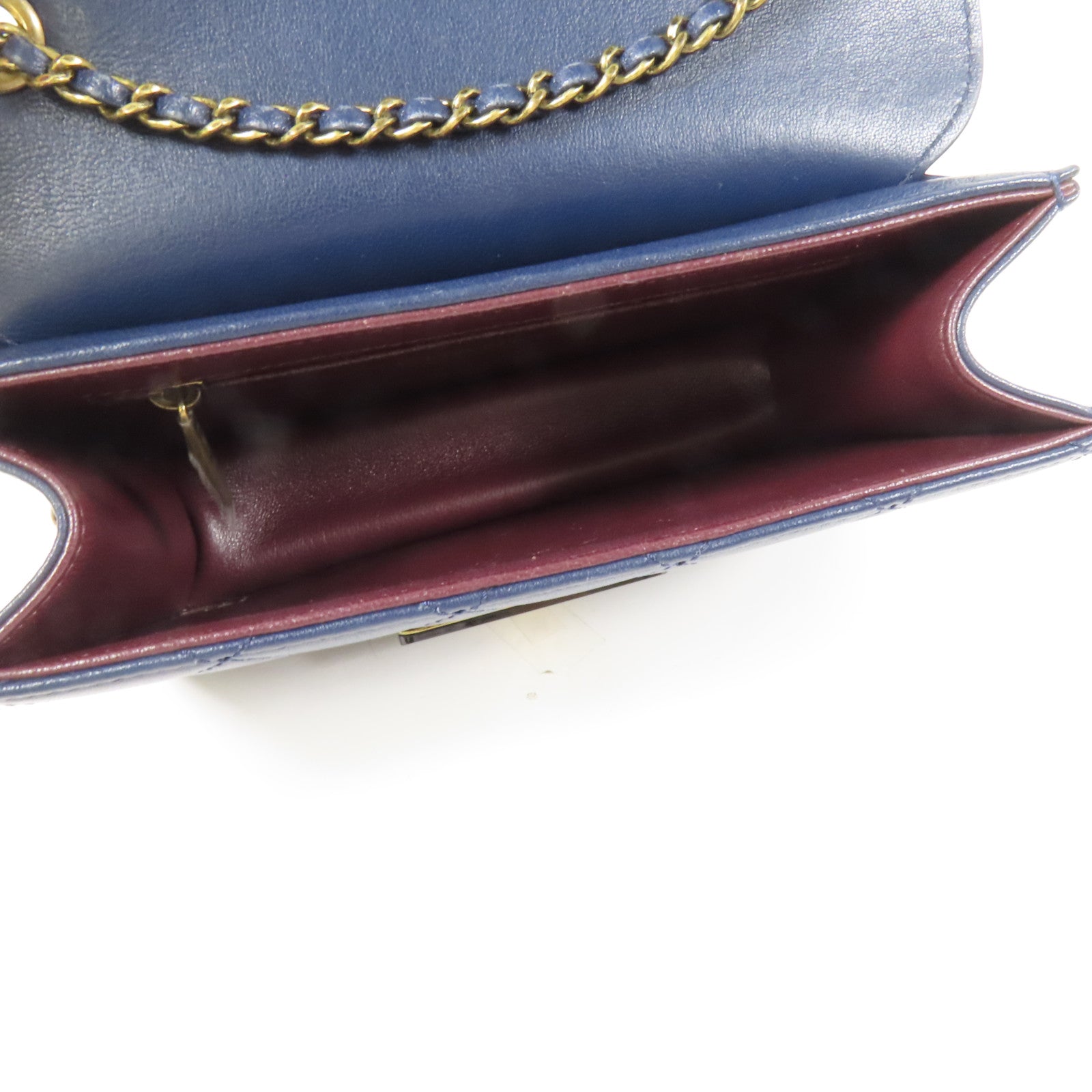 CHANEL 牛皮皮革Shoulder Bag金扣肩背袋