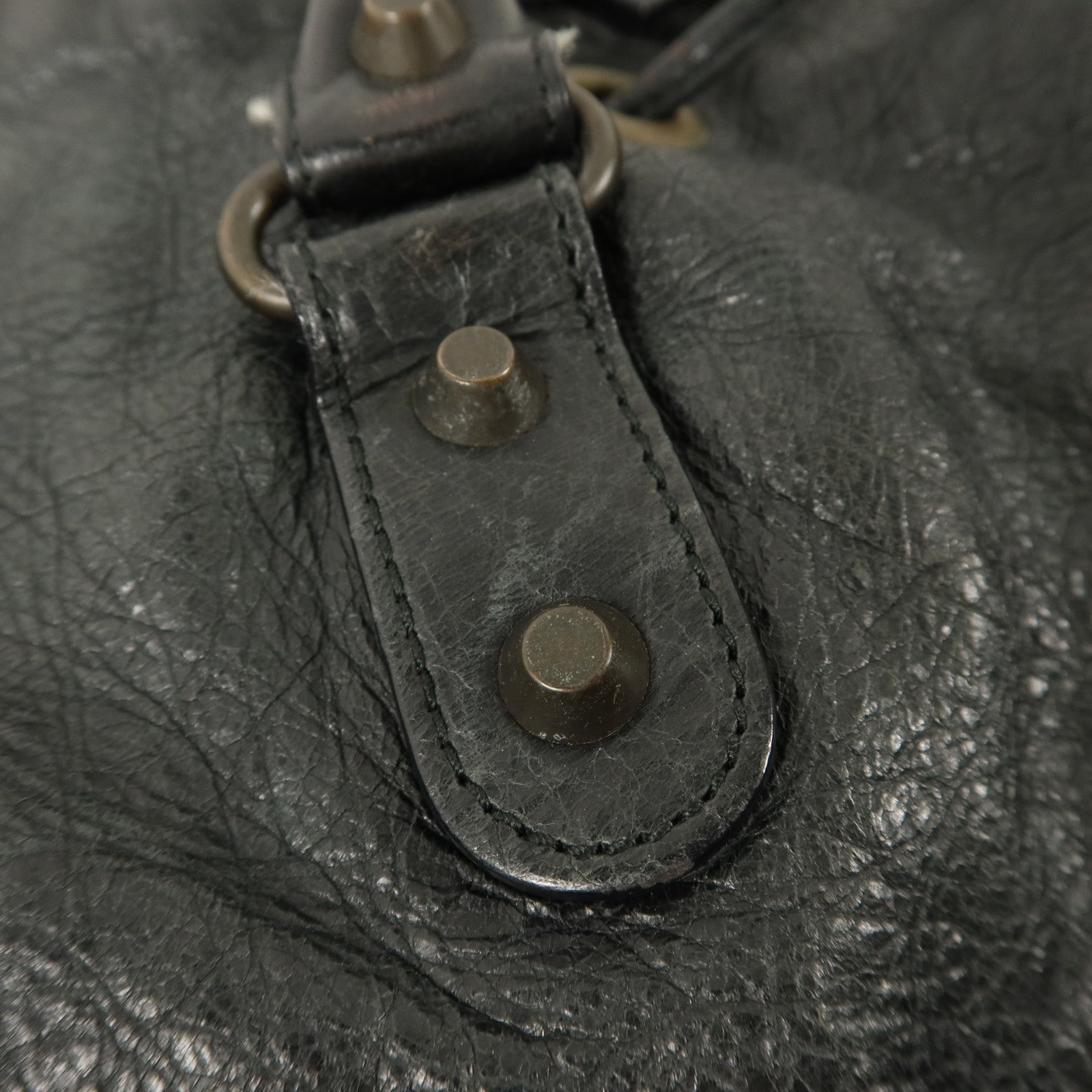 BALENCIAGA 牛皮皮革Classic Pompon手挽肩背兩用袋