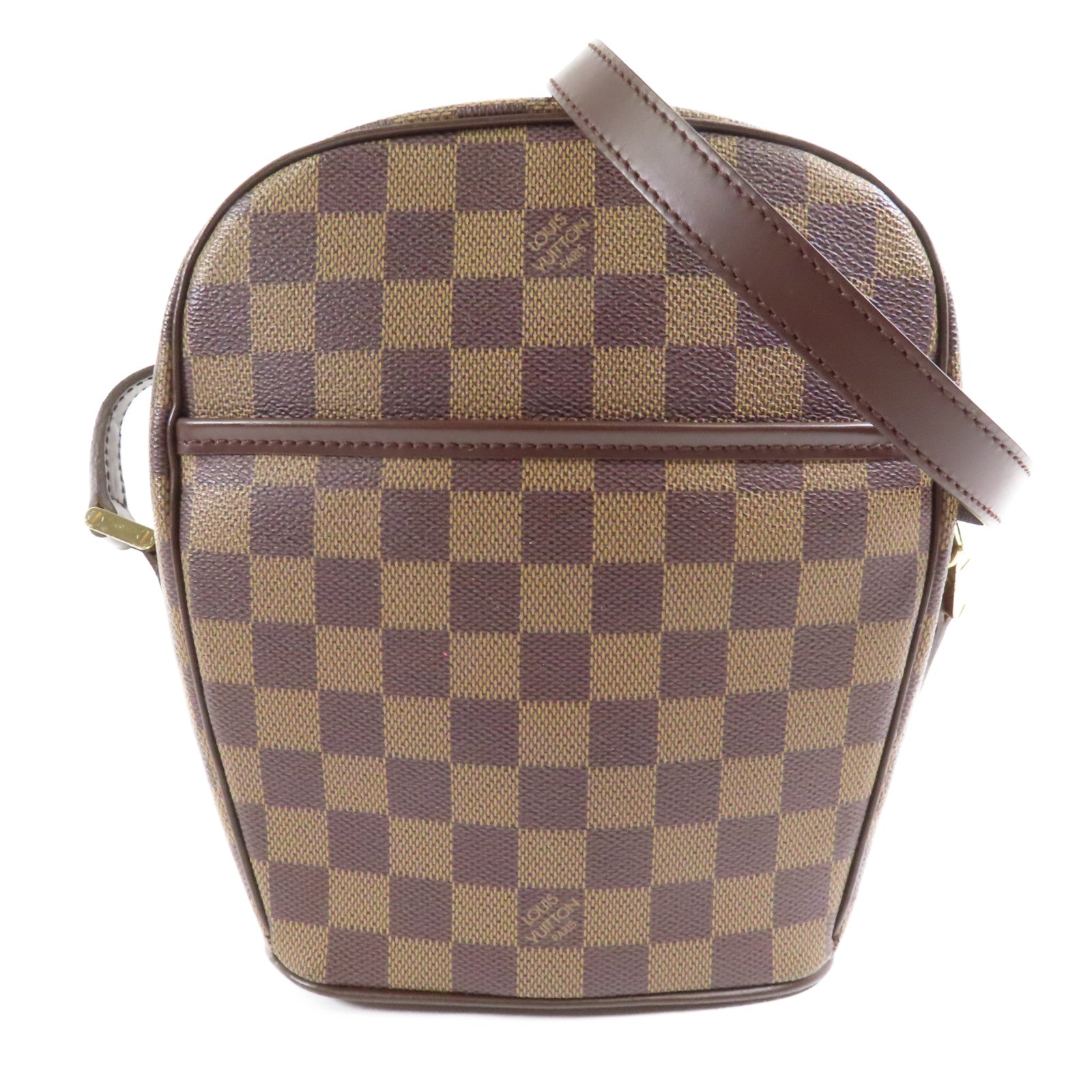 LOUIS VUITTON 【激減優惠】Damier Ipanema PM金扣肩背袋