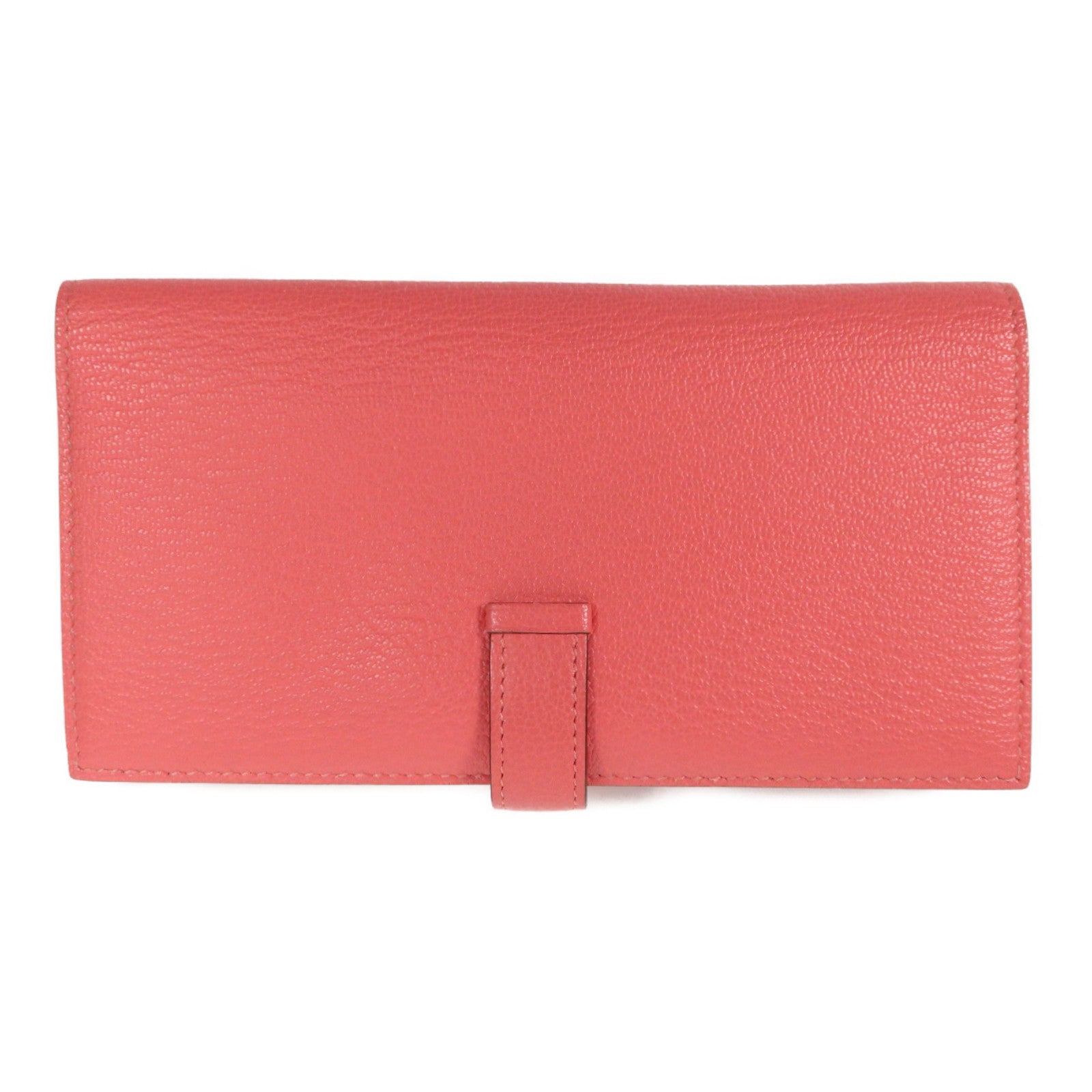 HERMES Chevre皮革Bearn Wallet銀扣長錢包