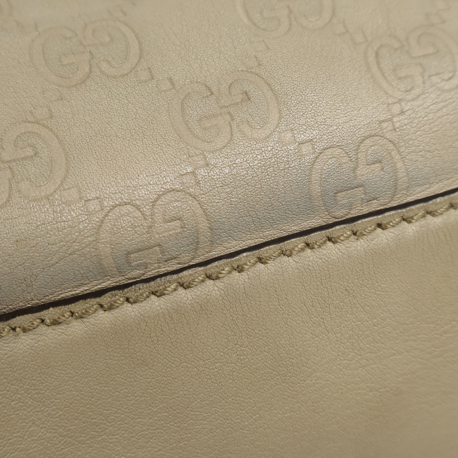 GUCCI 牛皮皮革Guccissima Braided Peggy Tote肩背袋