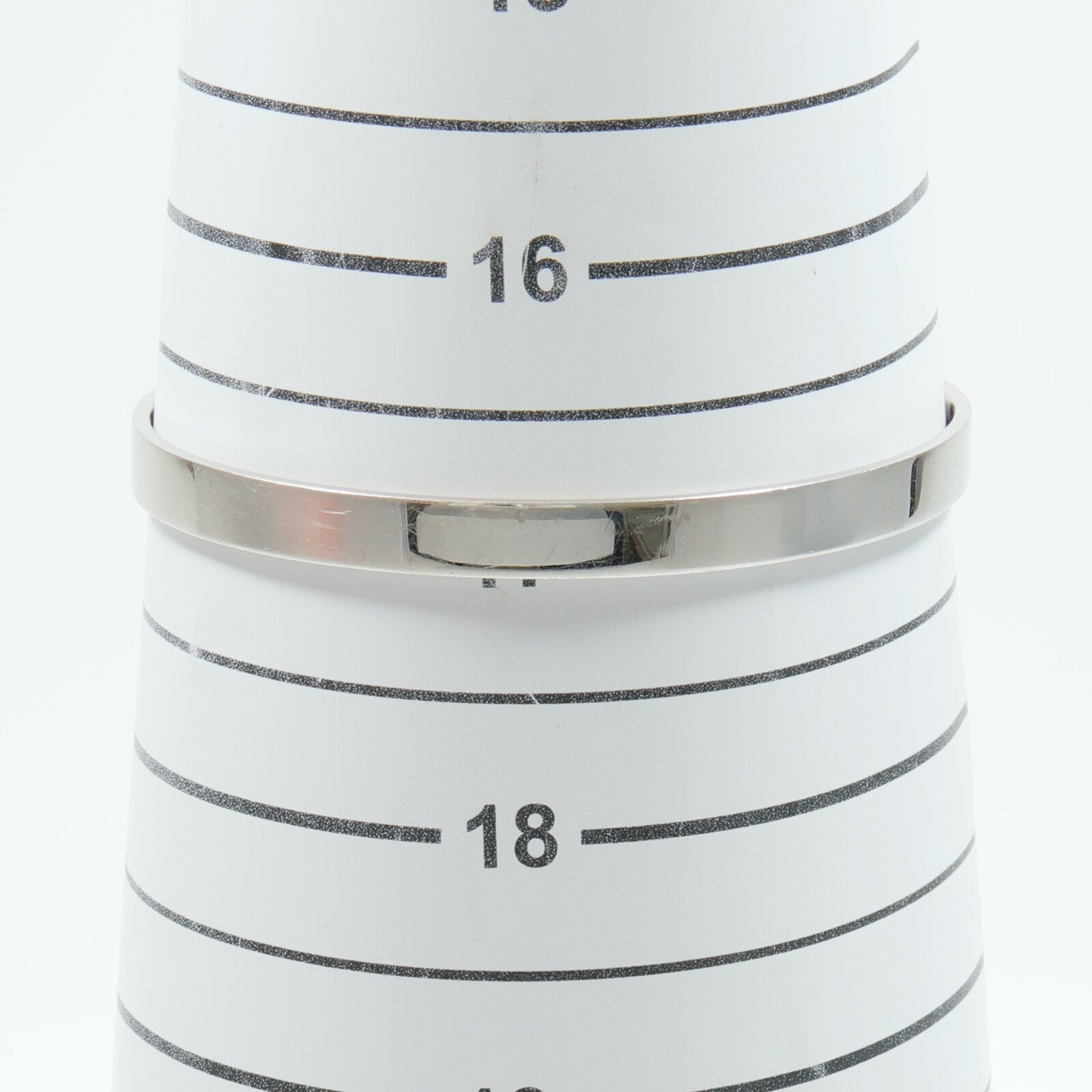 HERMES 18K白金Kelly Bracelet鑽石手鐲