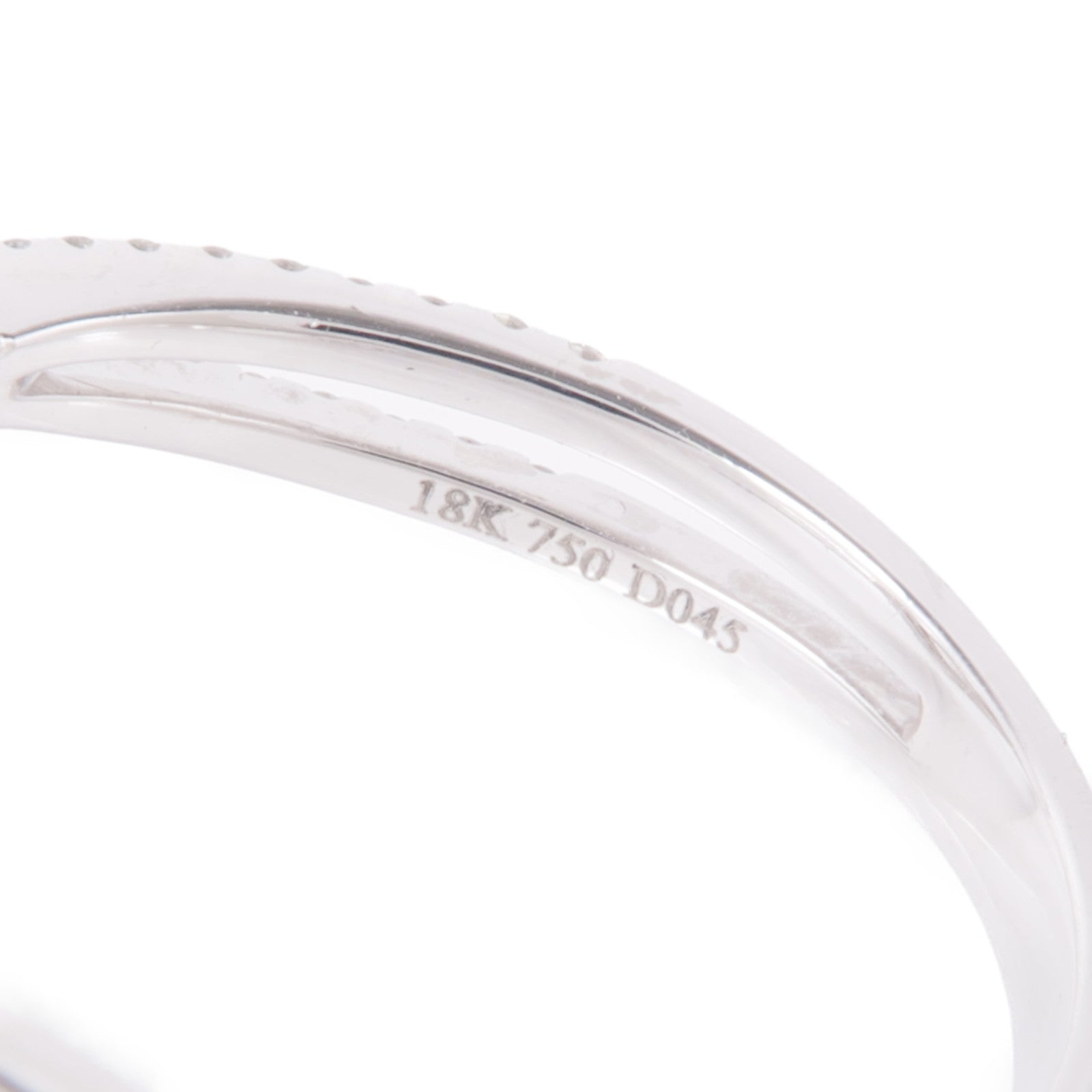 JEWELRY 【激減優惠】18K白金Diamond Ring鑽石戒指US#9.75