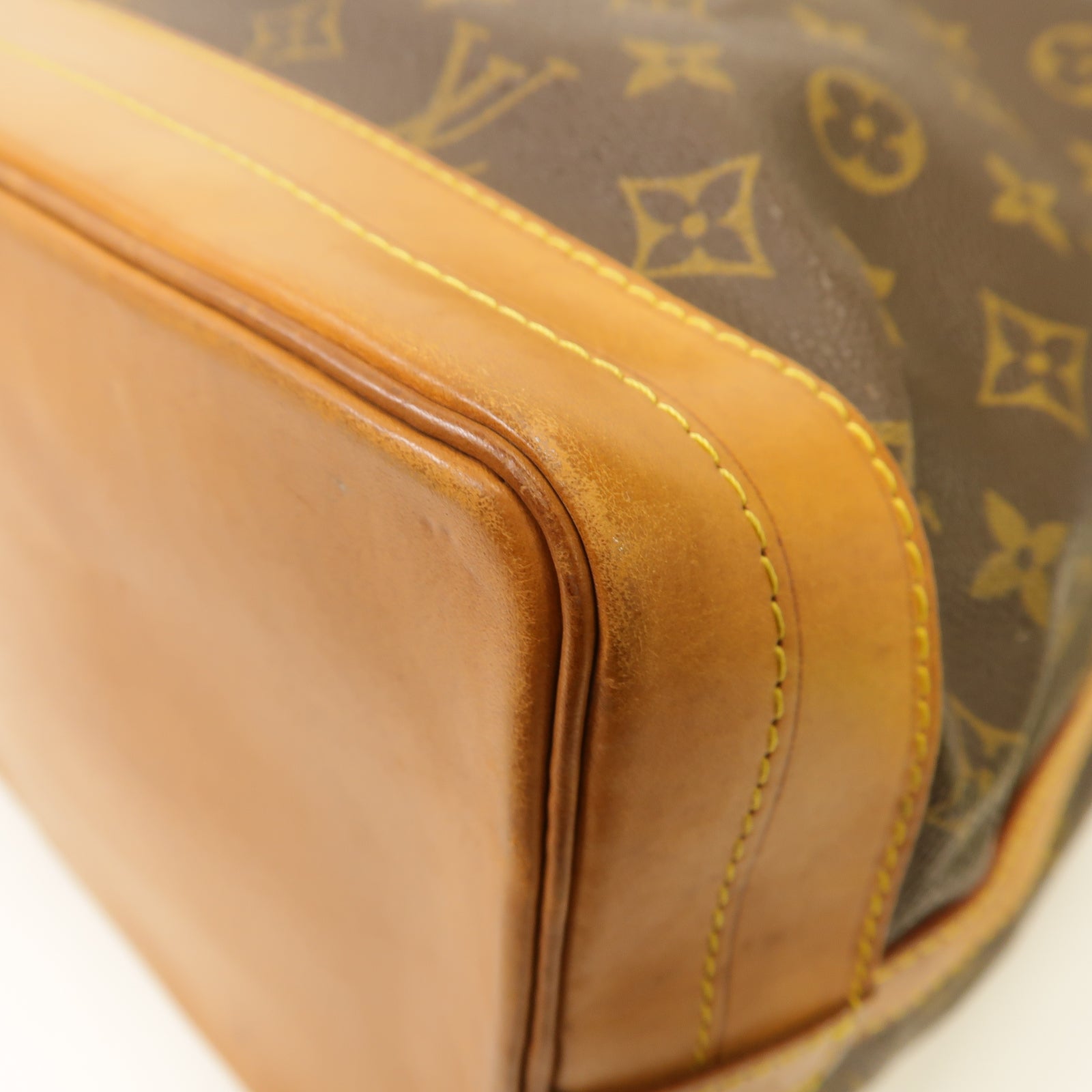 LOUIS VUITTON Monogram Noe金扣肩背袋棕色