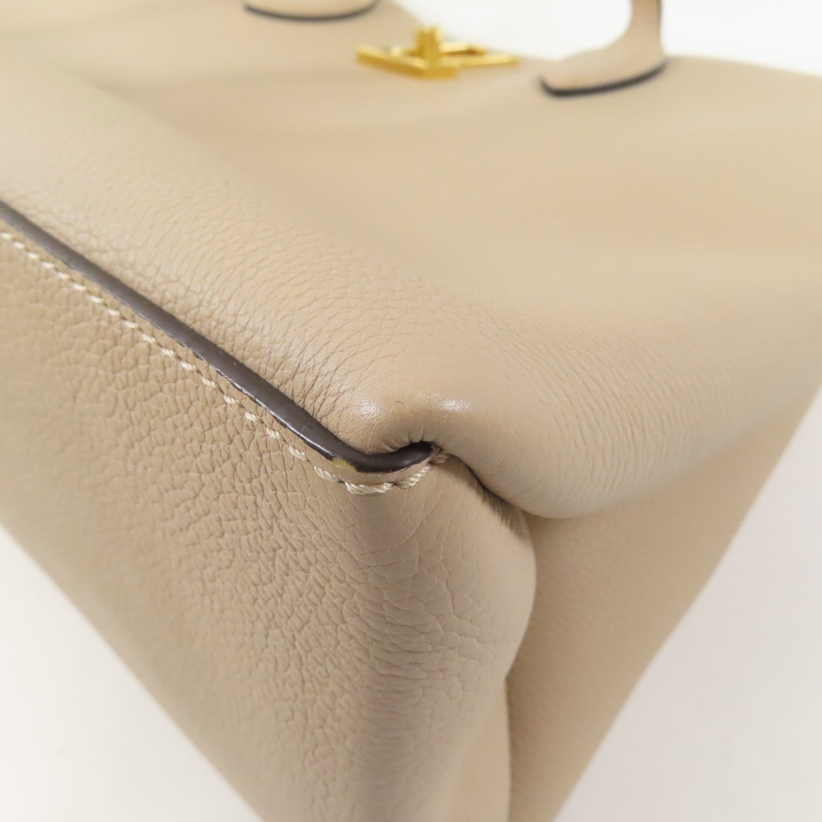 LOUIS VUITTON 牛皮皮革Lockme Shopper Tote金扣肩背袋