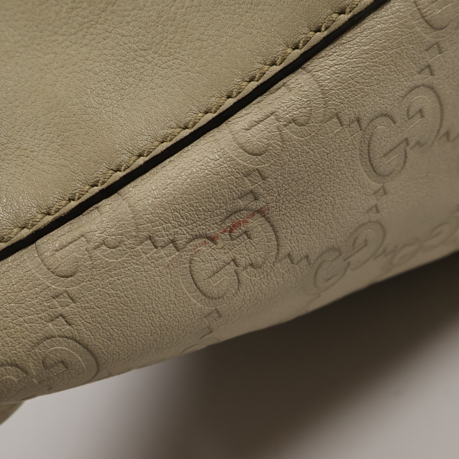 GUCCI 牛皮皮革Guccissima Braided Peggy Tote肩背袋