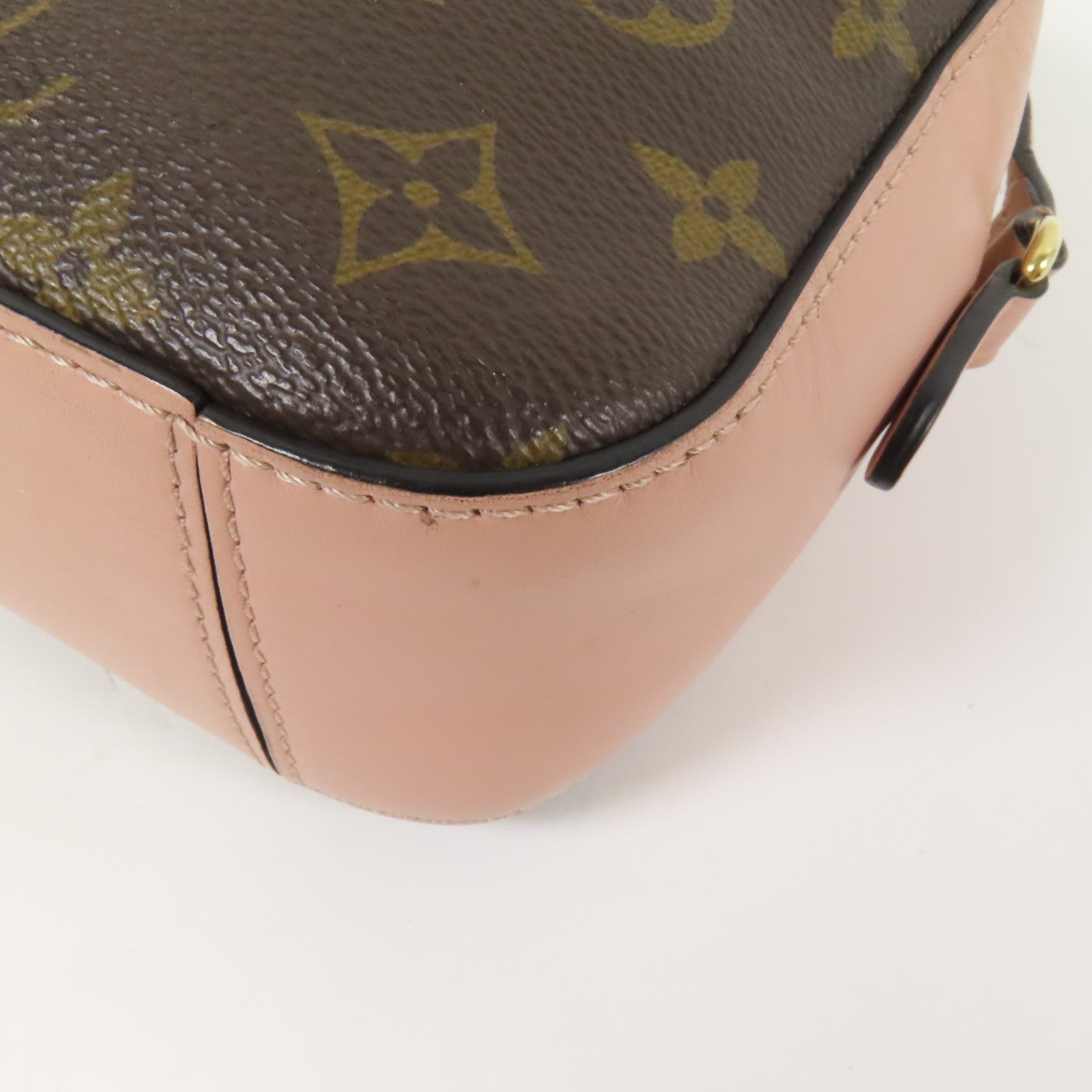 LOUIS VUITTON Monogram Saintonge金扣手挽肩背兩用袋