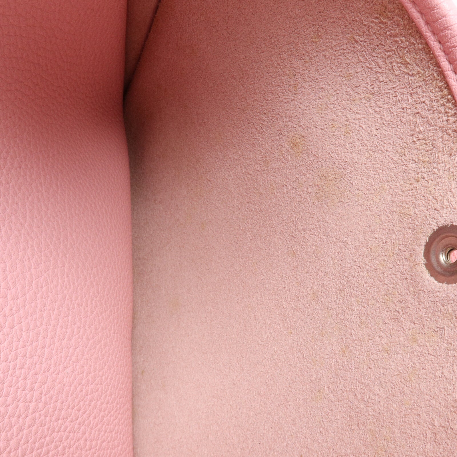 HERMES Clemence皮革Evelyne PM肩背袋Rose Sakura
