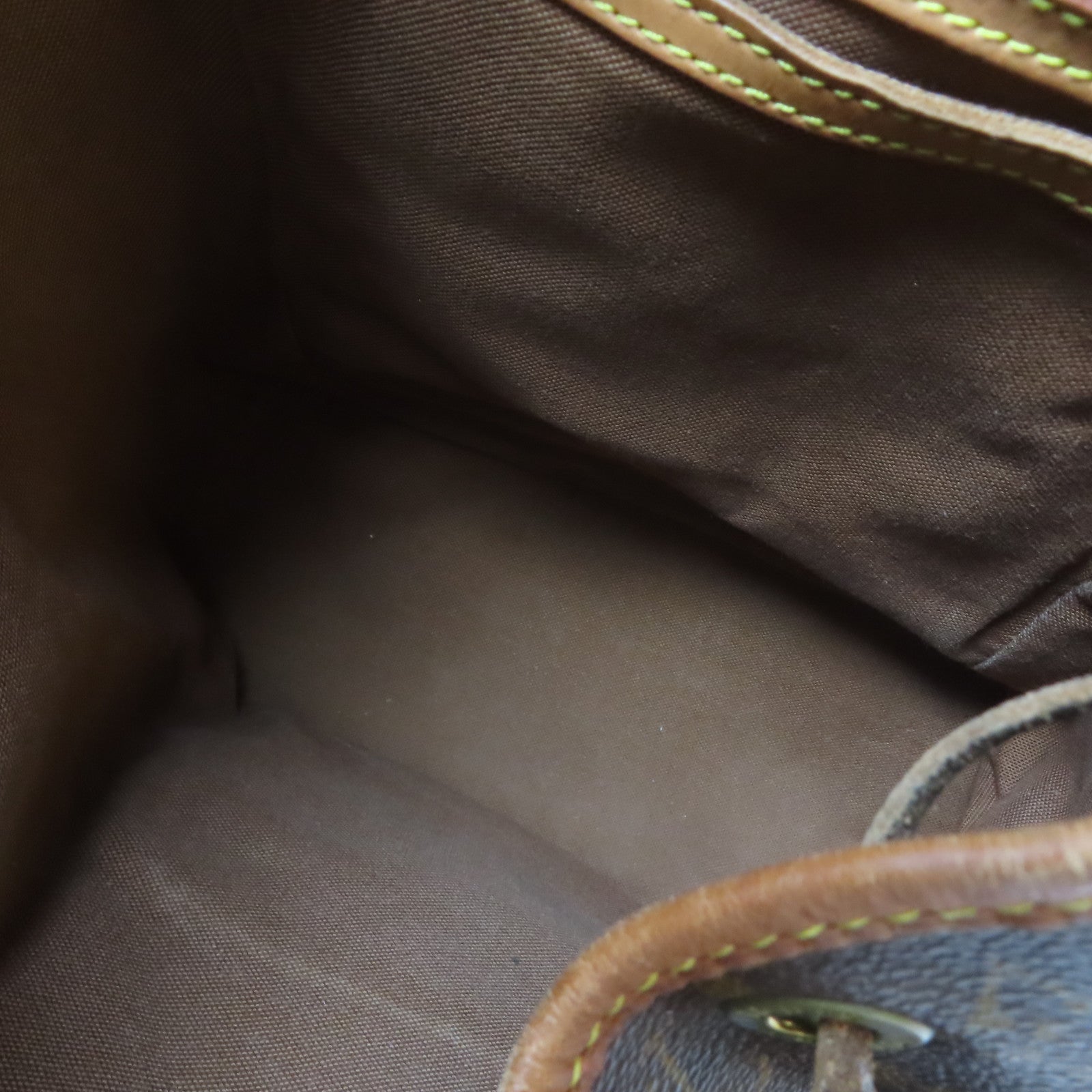 LOUIS VUITTON 【激減優惠】Monogram Montsouris MM金扣背包啡色