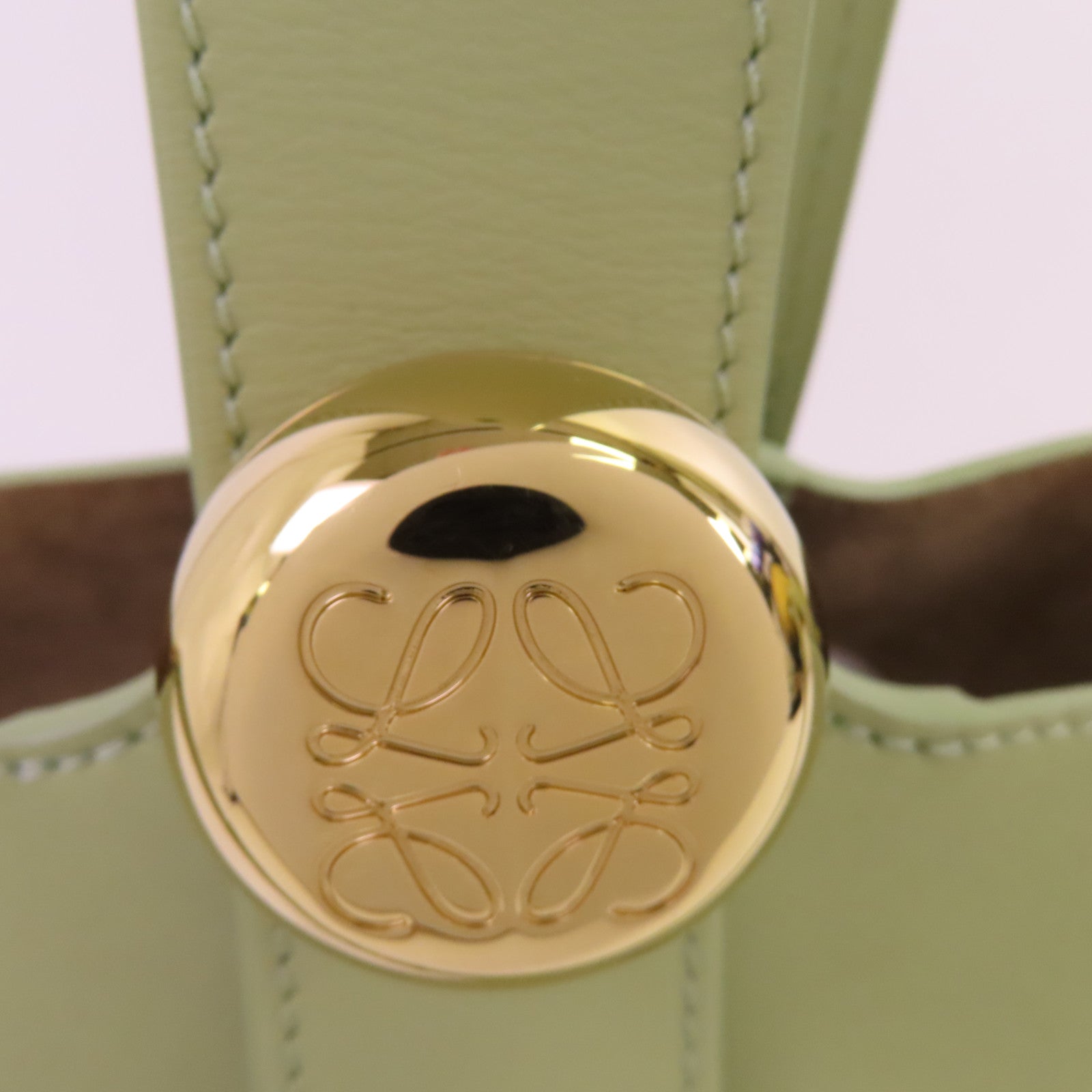 LOEWE 【激減優惠】牛皮皮革Pebble Bucket Mini金扣手挽肩背兩用袋