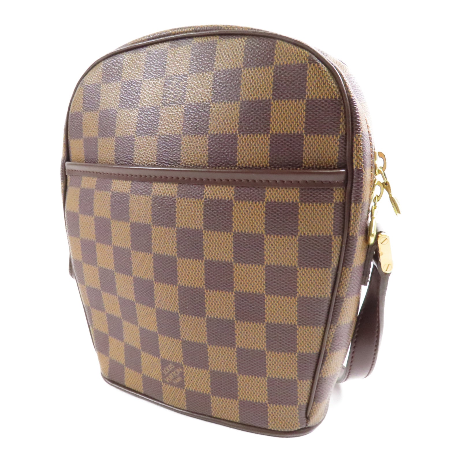 LOUIS VUITTON Damier Ipanema PM金扣肩背袋