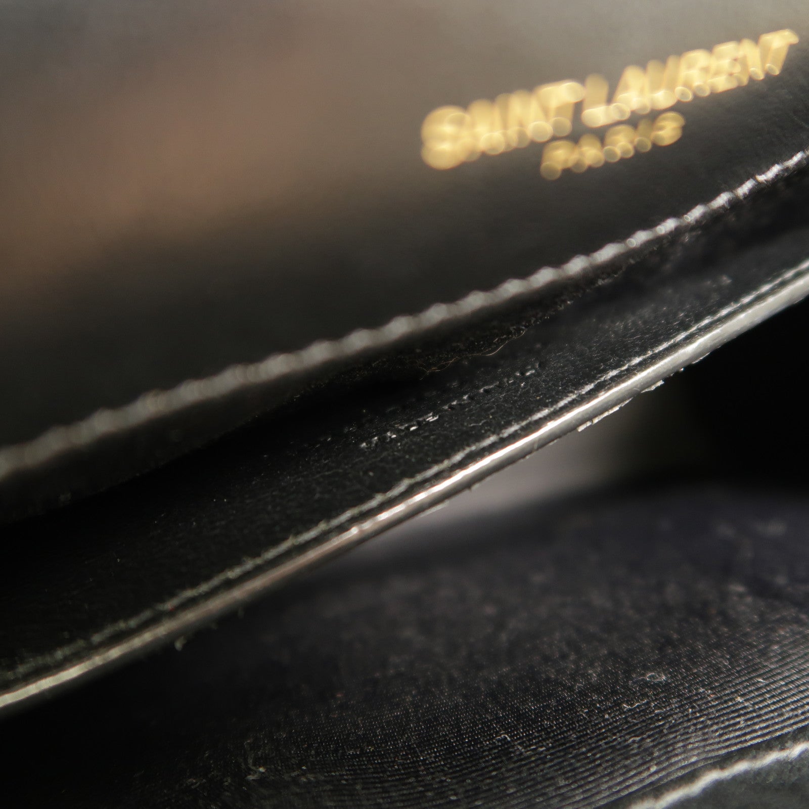 SAINT LAURENT 牛皮皮革Envelope Medium鏈帶肩背袋