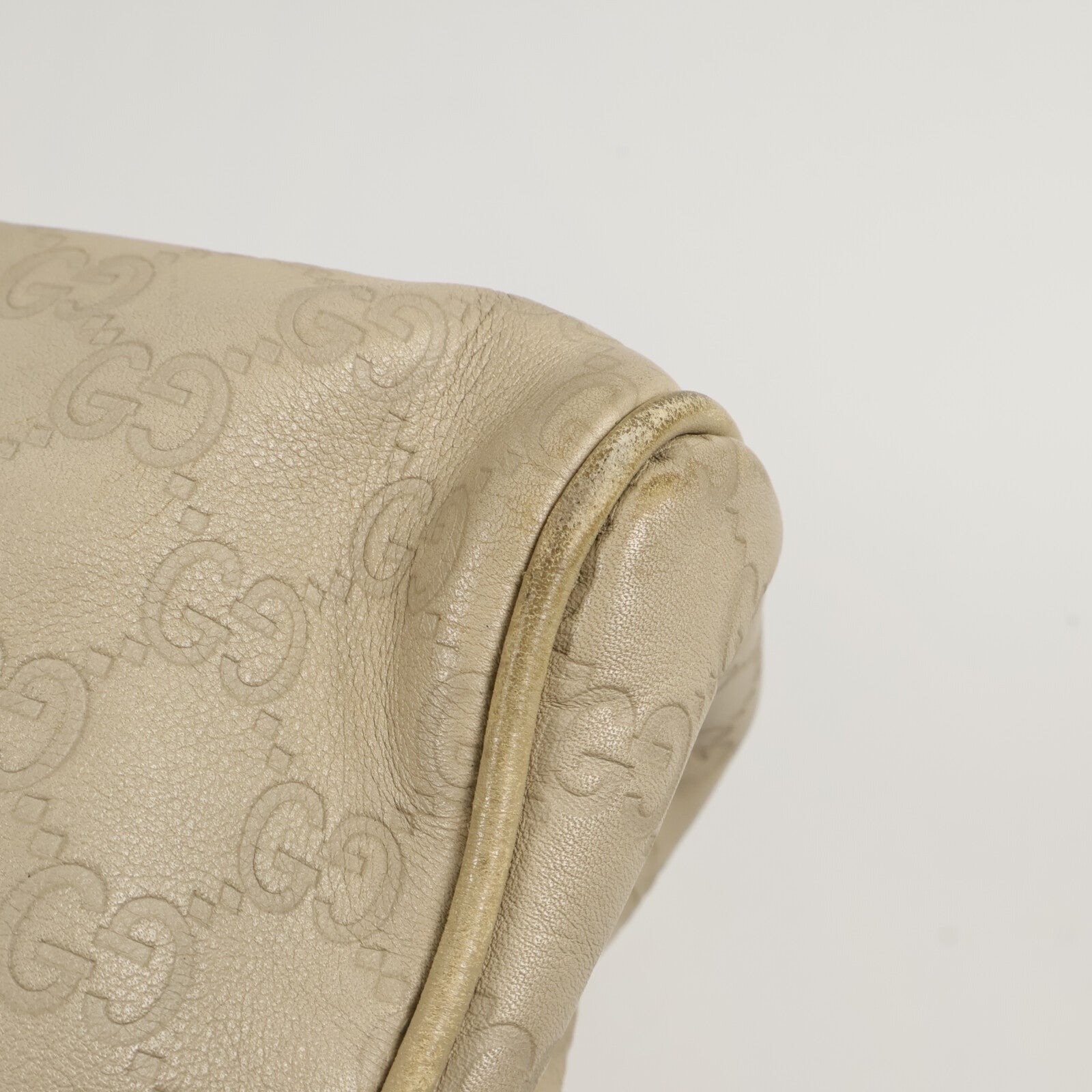 GUCCI 牛皮皮革Guccissima Braided Peggy Tote肩背袋