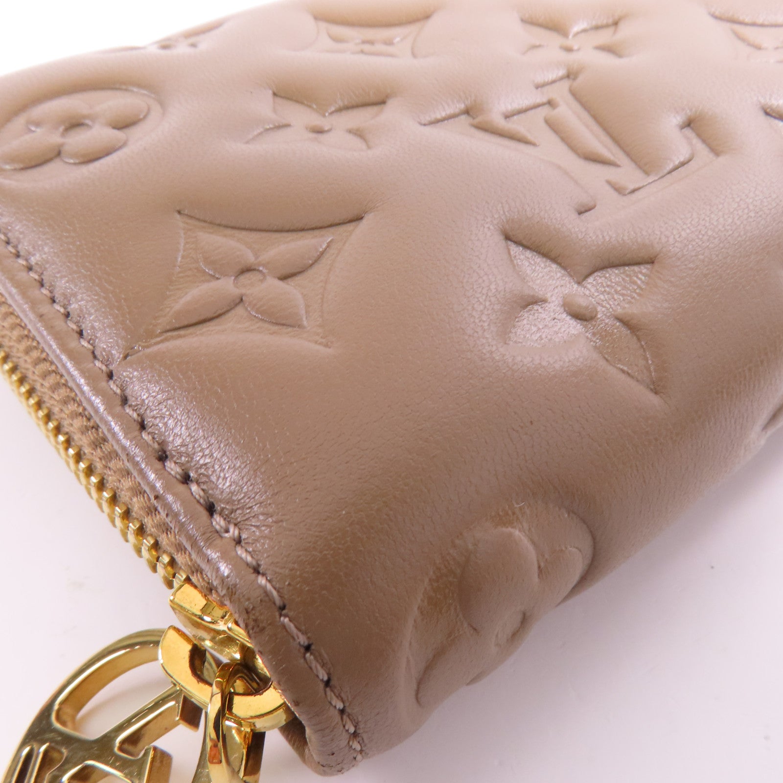 LOUIS VUITTON Monogram Coussin Zipper Long Wallet金扣長錢包