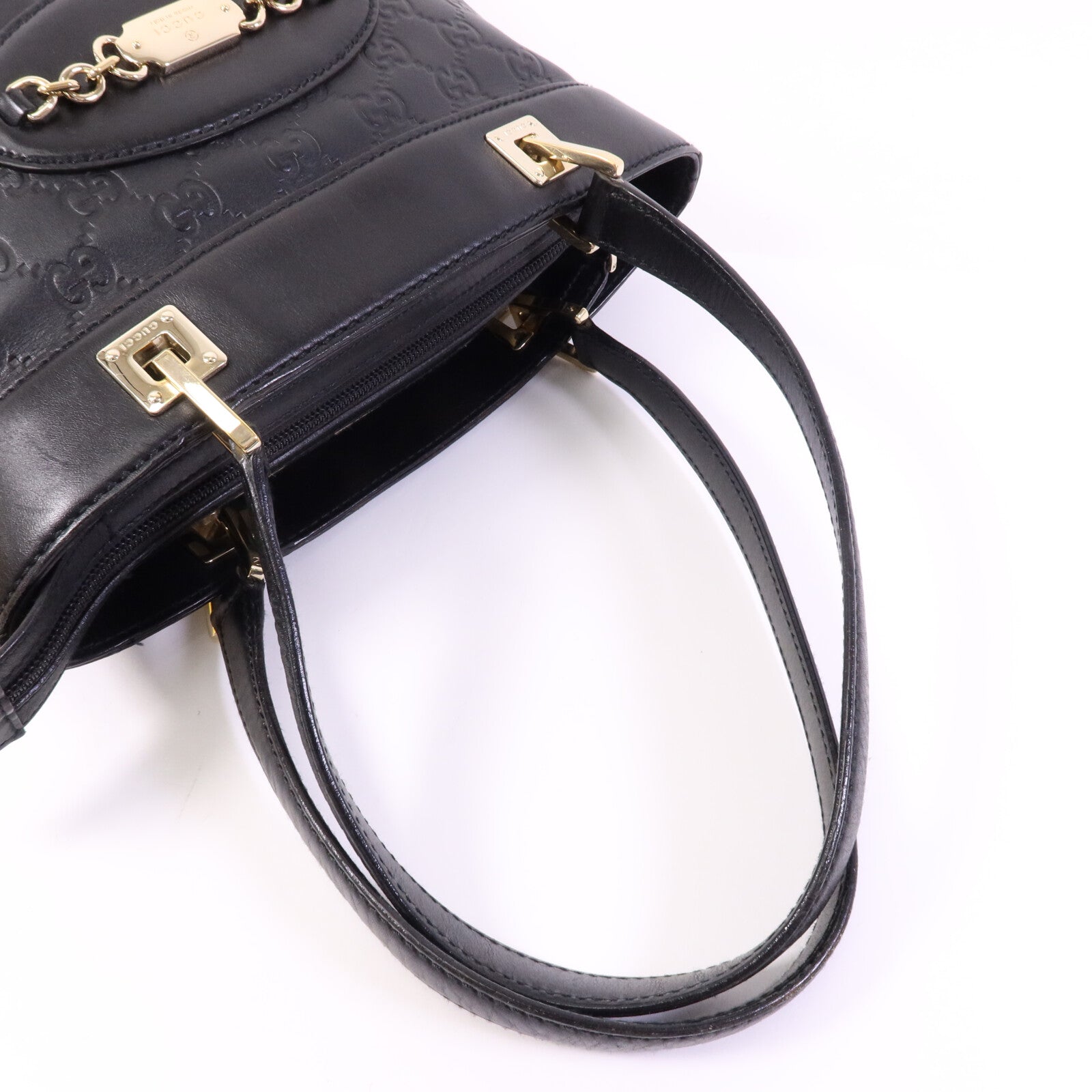 GUCCI 牛皮皮革Cuccissima Horsebit金扣肩背袋