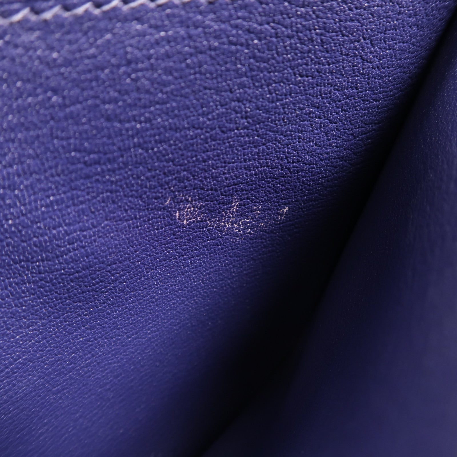 HERMES Evercolor皮革Roulis 23金扣肩背袋Bleu Electrique