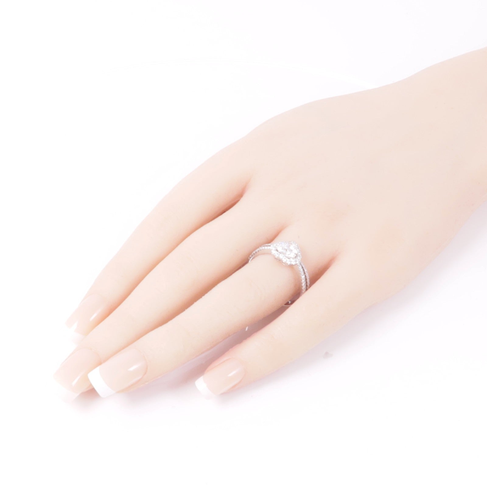 JEWELRY 【激減優惠】18K白金Diamond Ring鑽石戒指US#9.75