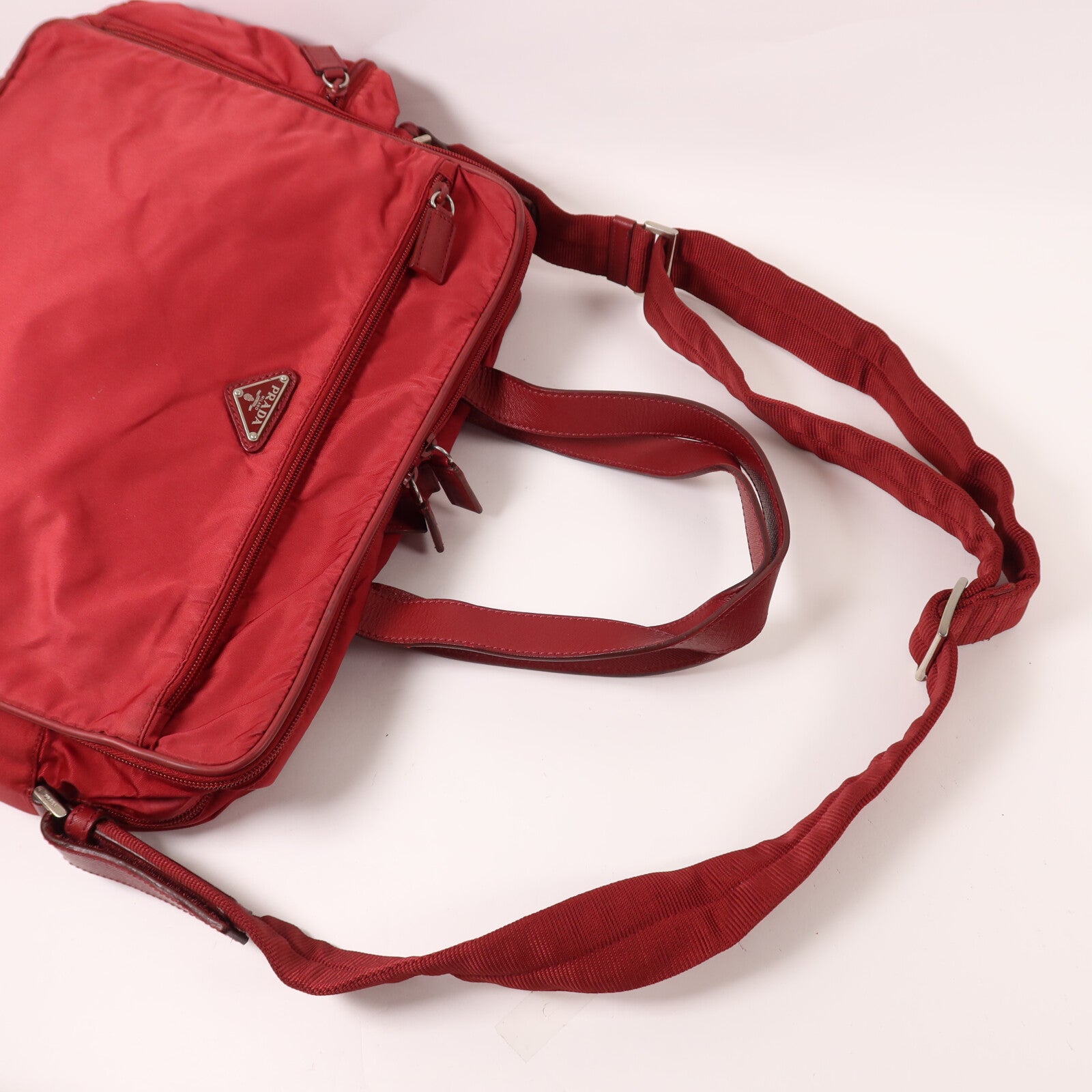 PRADA 尼龍Tessuto Bag手挽肩背兩用袋