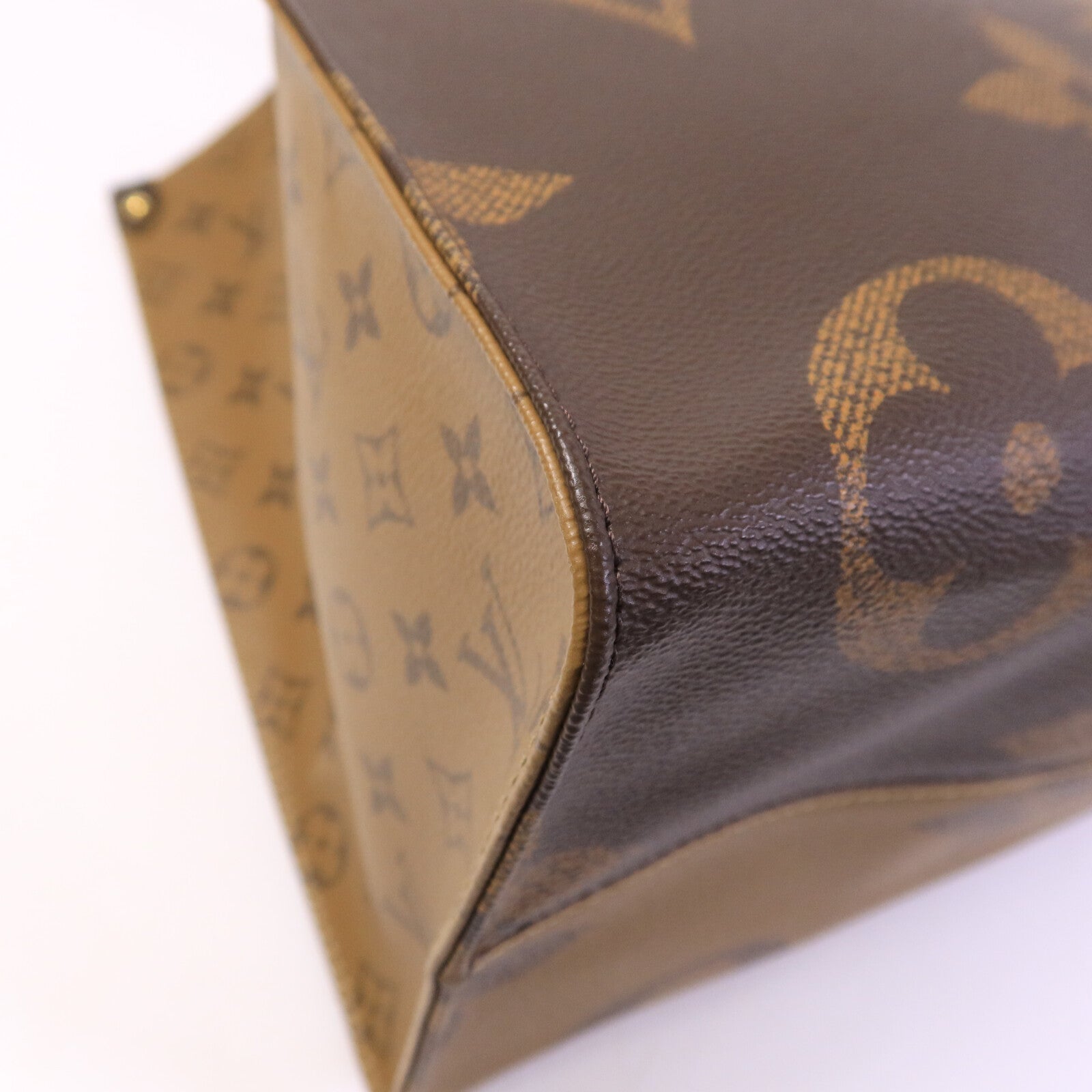 LOUIS VUITTON Monogram Giant OnTheGo GM金扣手挽肩背兩用袋