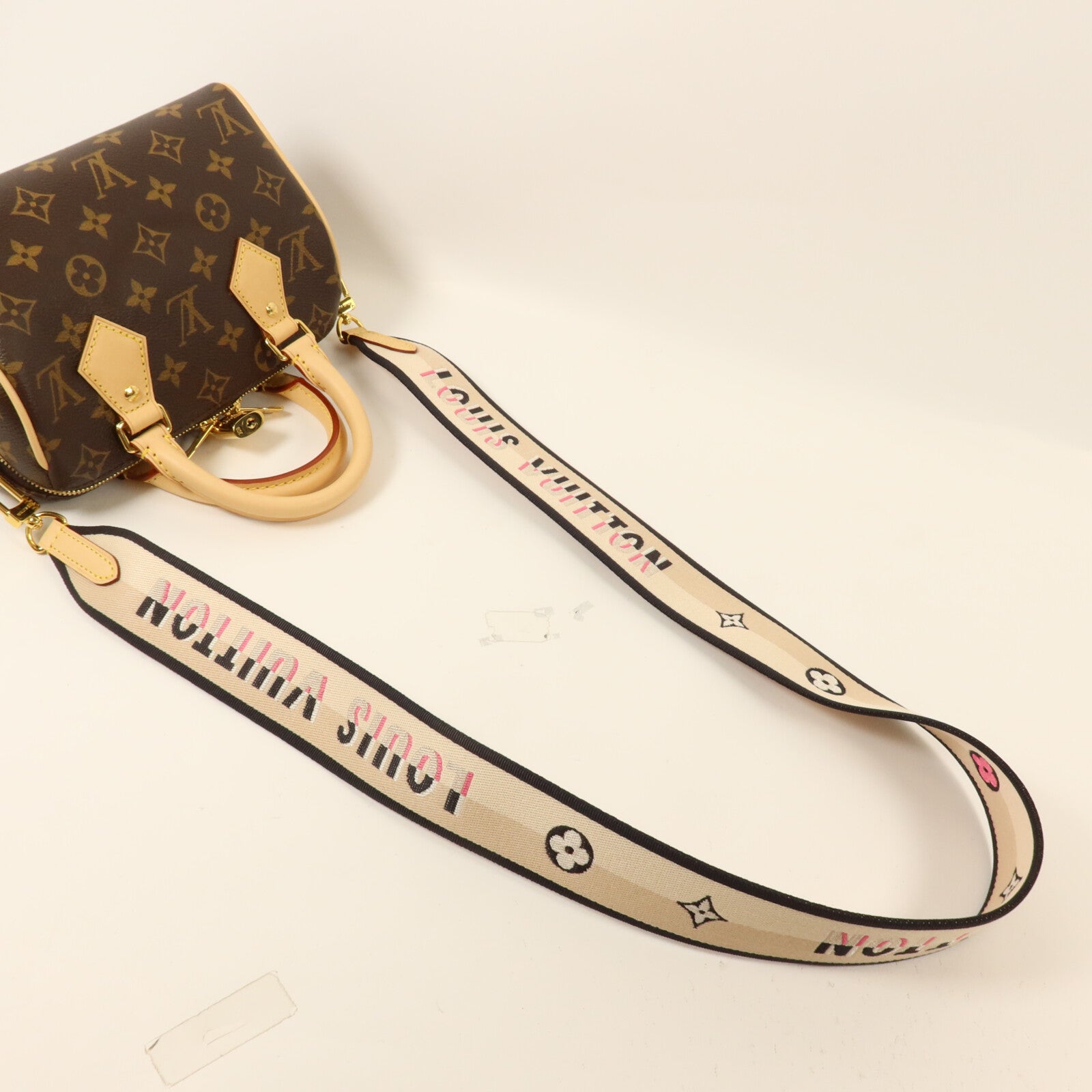 LOUIS VUITTON Monogram Speedy Bandouliere 20手挽肩背兩用袋